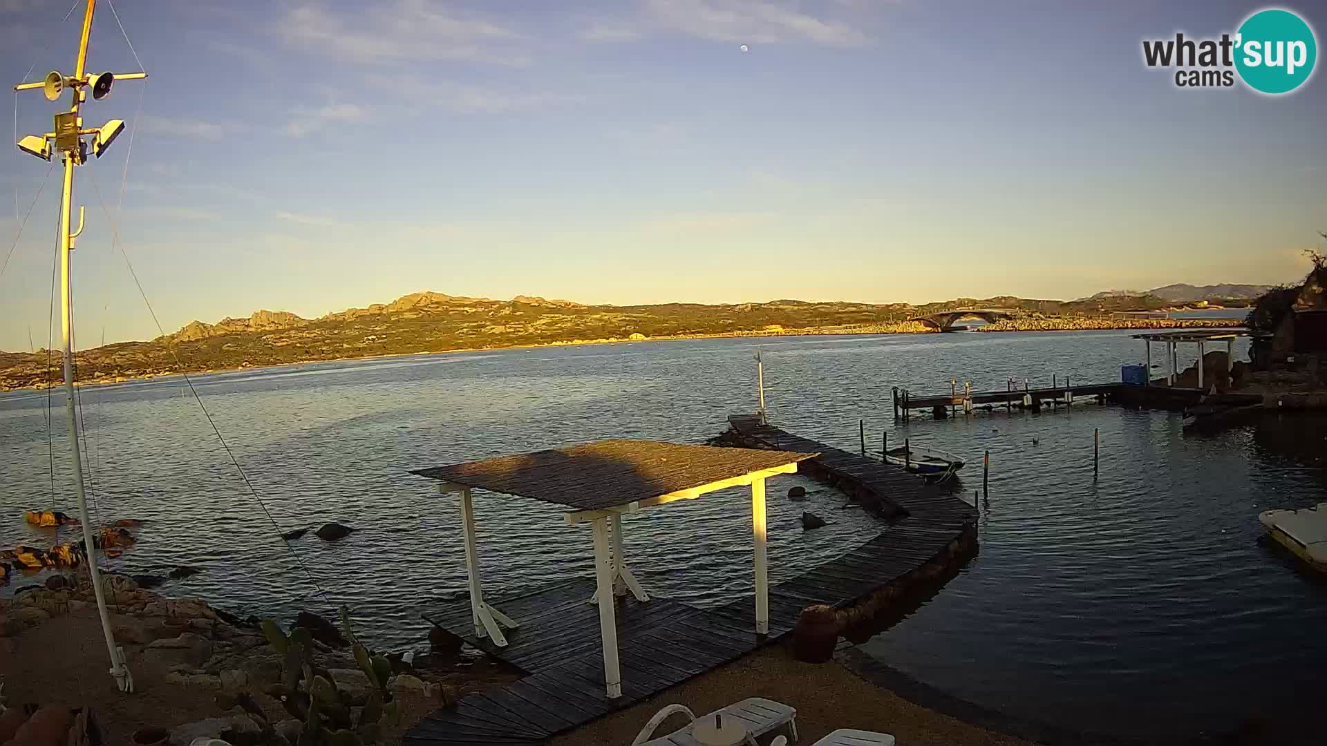 Live-Webcam Ponte Caprera – La Maddalena – Sardinien – Italien
