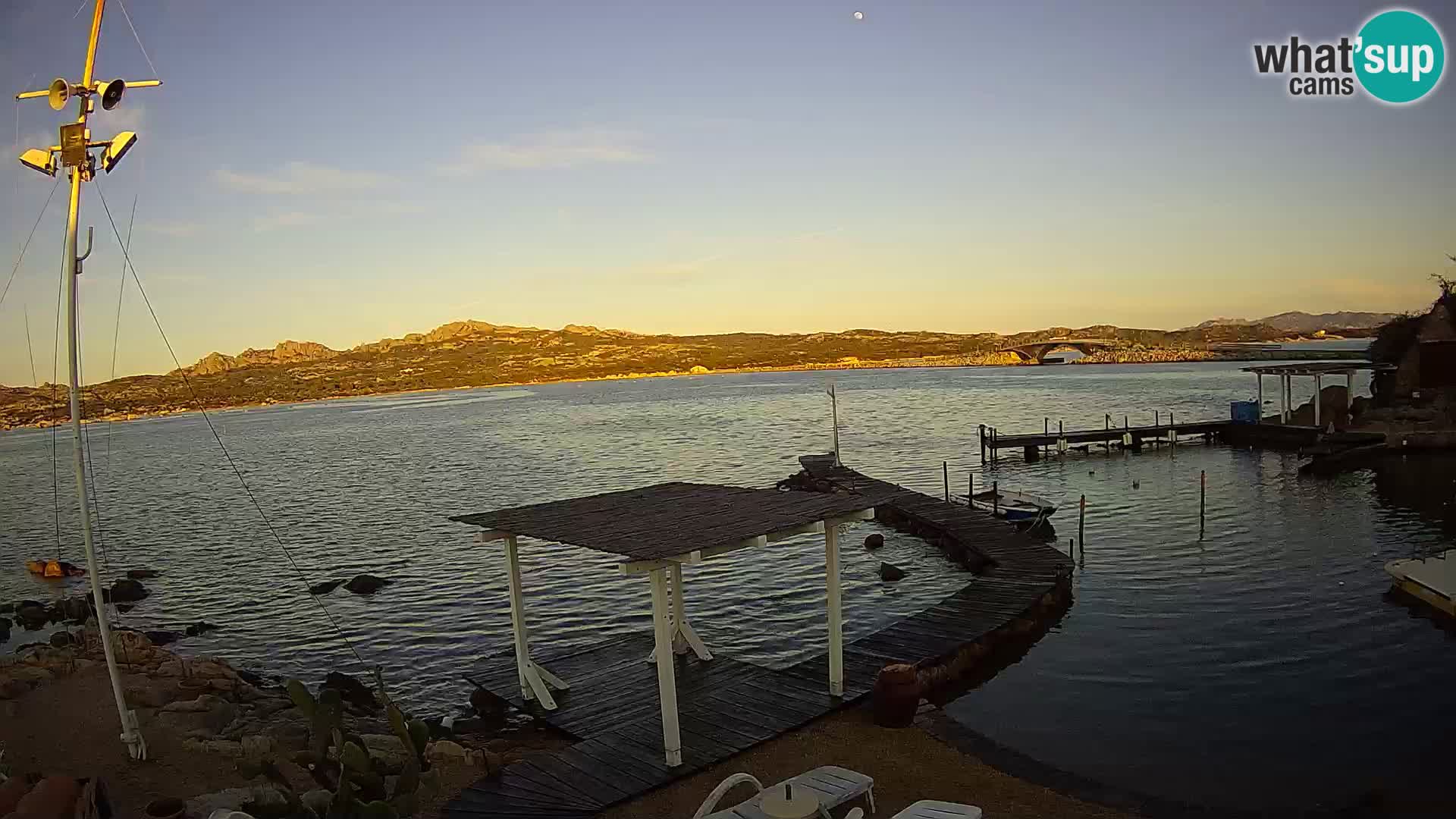 Webcam en direct Ponte Caprera – La Maddalena – Sardaigne – Italie