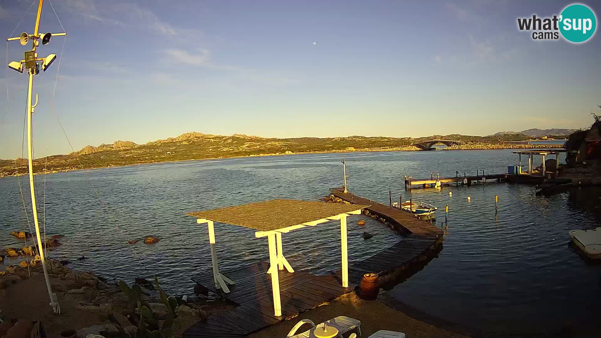 Webcam en direct Ponte Caprera – La Maddalena – Sardaigne – Italie