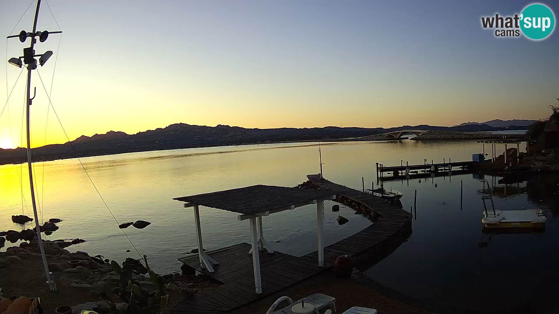 Live webcam Ponte Caprera – La Maddalena – Sardinia – Italy