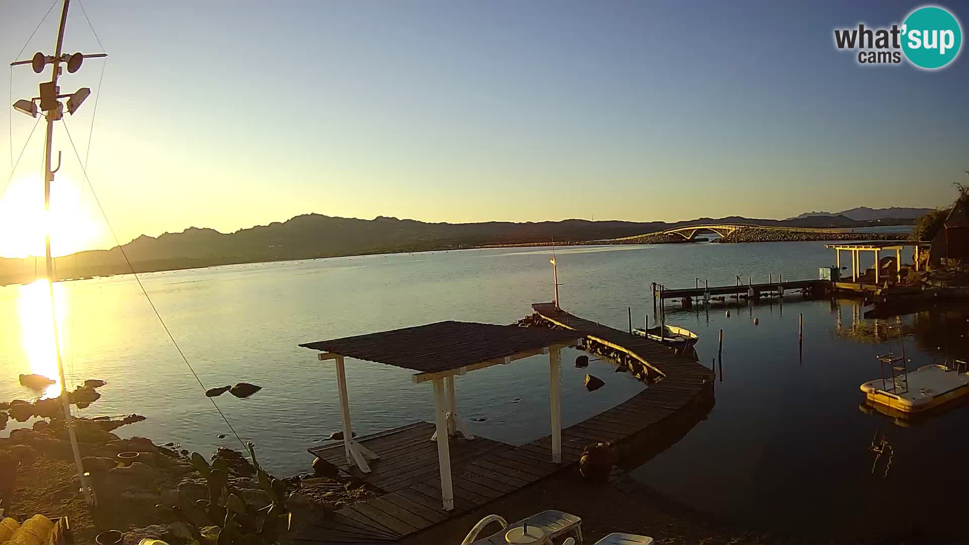 Live webcam Ponte Caprera – La Maddalena – Sardinia – Italy