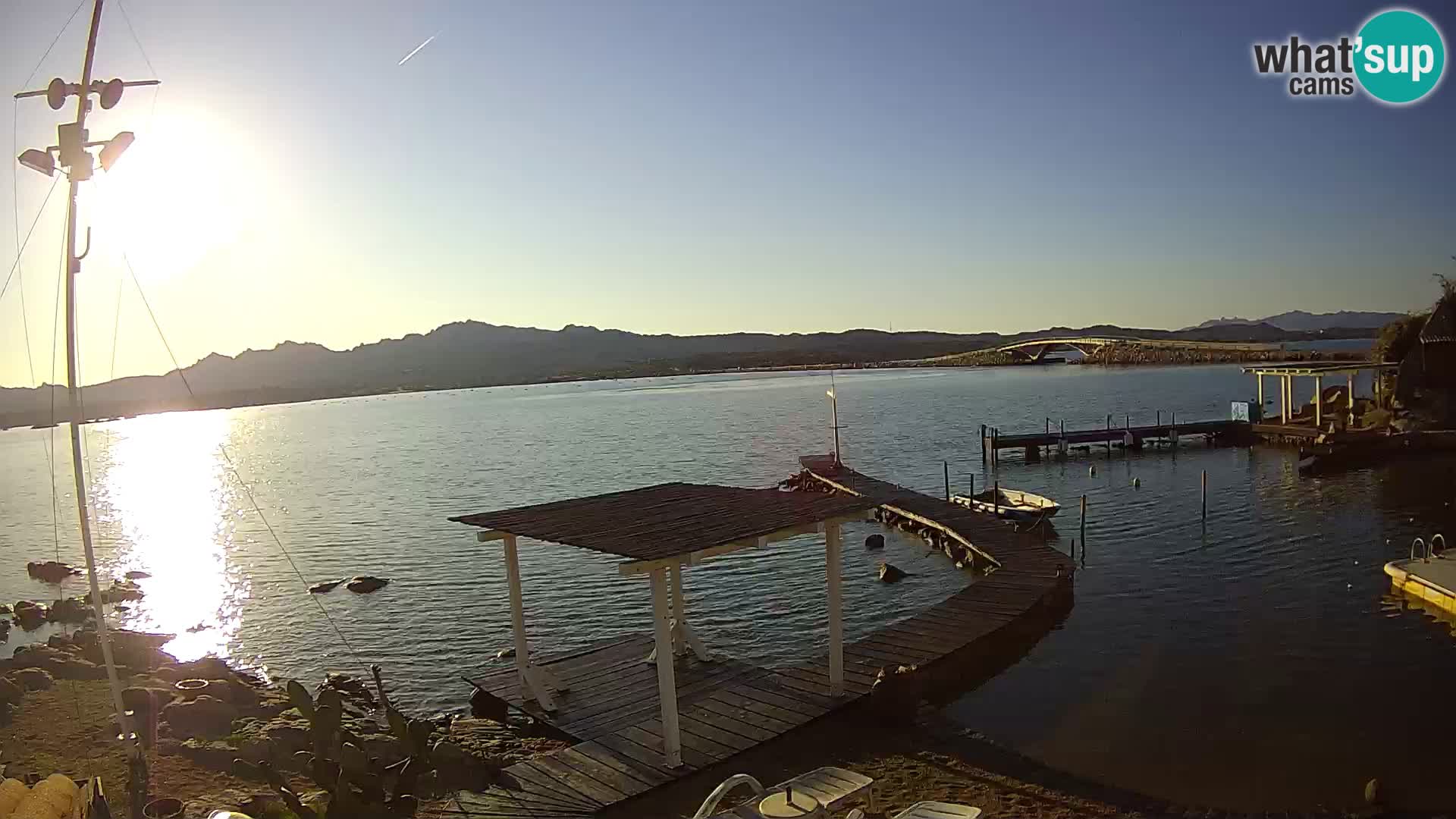 Live webcam Ponte Caprera – La Maddalena – Sardinia – Italy