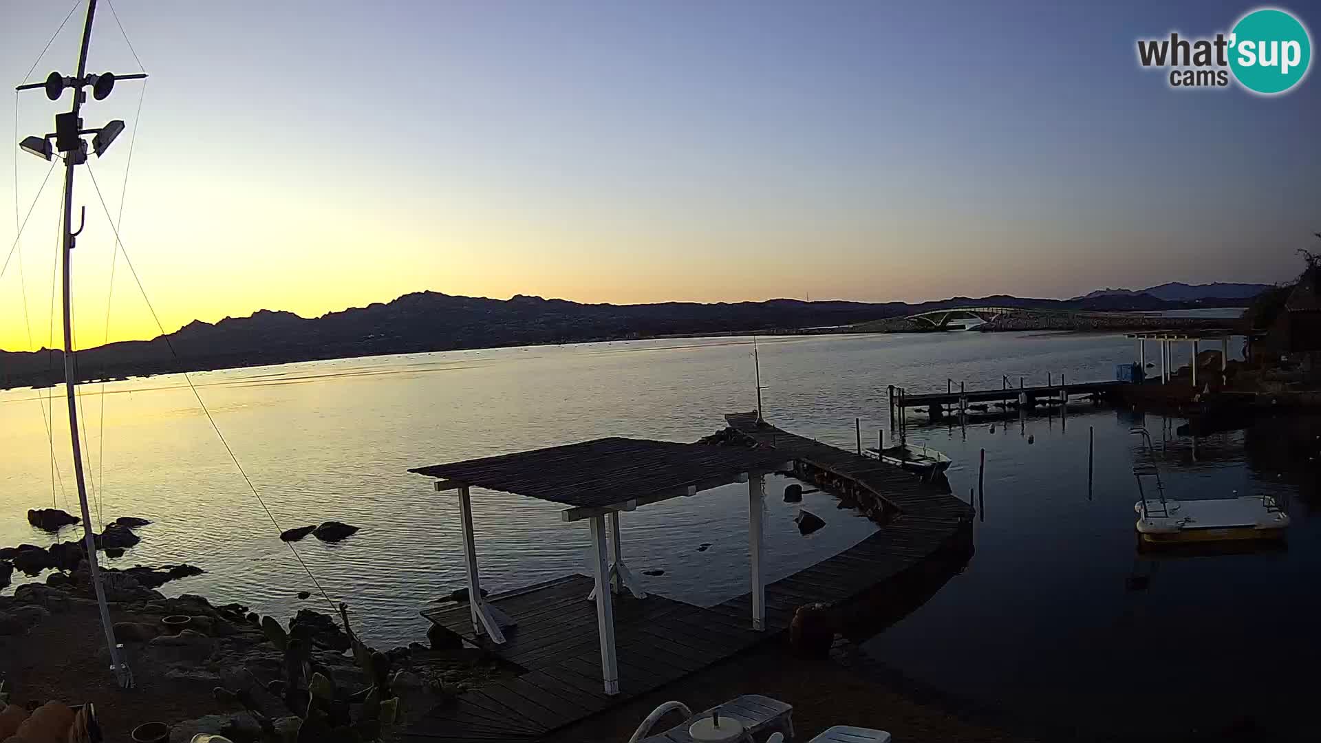 Live webcam Ponte Caprera – La Maddalena – Sardinia – Italy