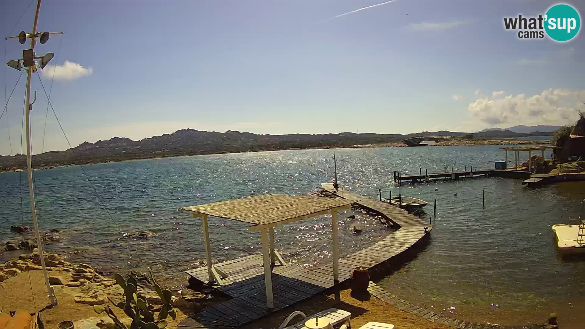 Webcam en vivo Ponte Caprera – La Maddalena – Cerdeña – Italia