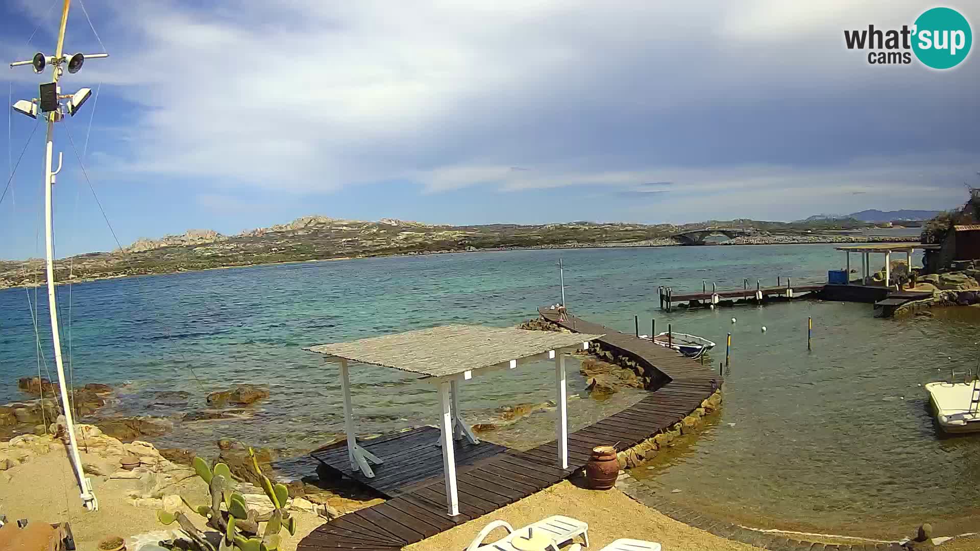 Live webcam Ponte Caprera – La Maddalena – Sardinia – Italy