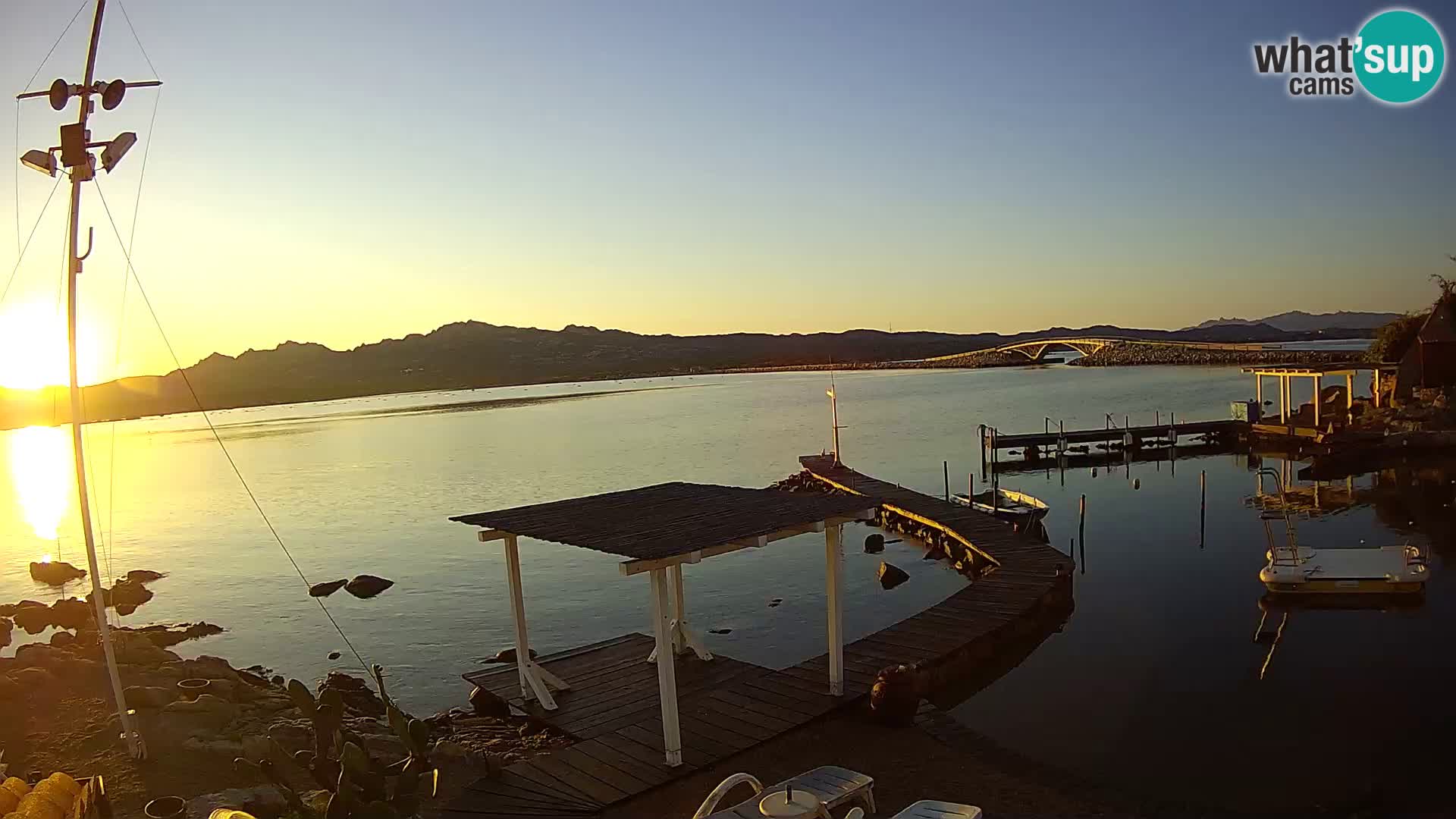 Webcam en direct Ponte Caprera – La Maddalena – Sardaigne – Italie