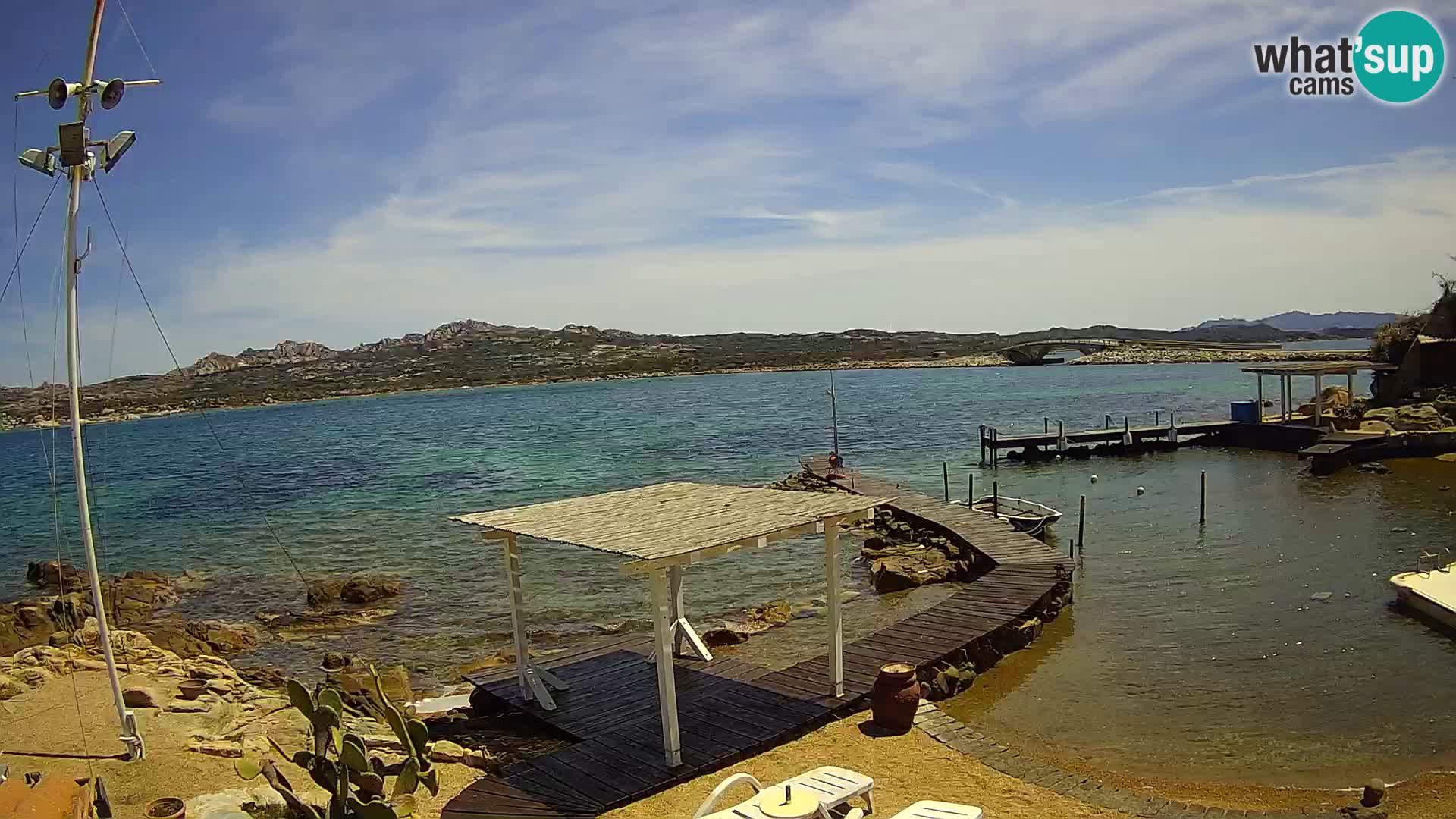 Webcam en vivo Ponte Caprera – La Maddalena – Cerdeña – Italia