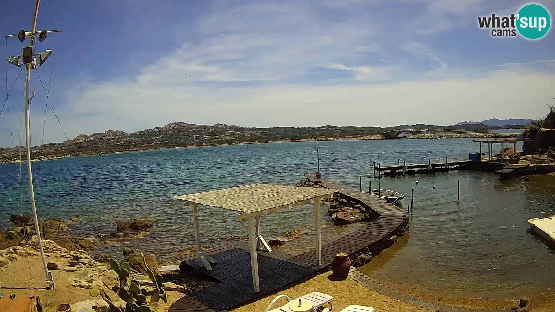 Live webcam Ponte Caprera – La Maddalena – Sardinia – Italy