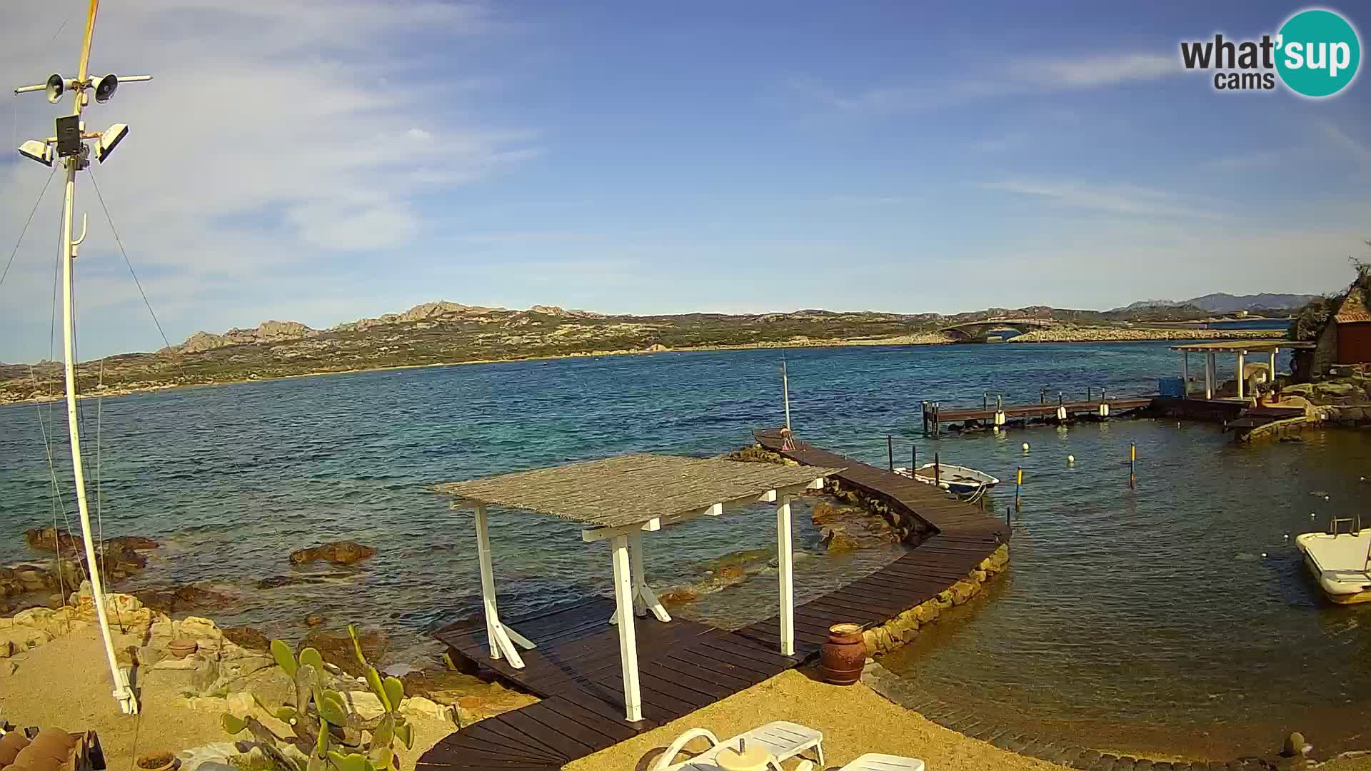Live webcam Ponte Caprera – La Maddalena – Sardinia – Italy