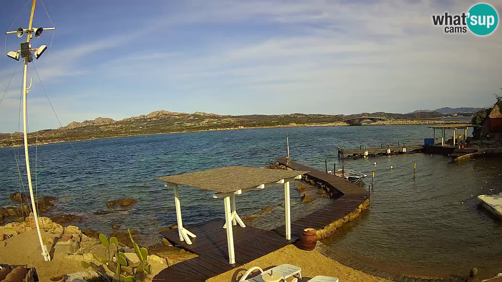 Live-Webcam Ponte Caprera – La Maddalena – Sardinien – Italien