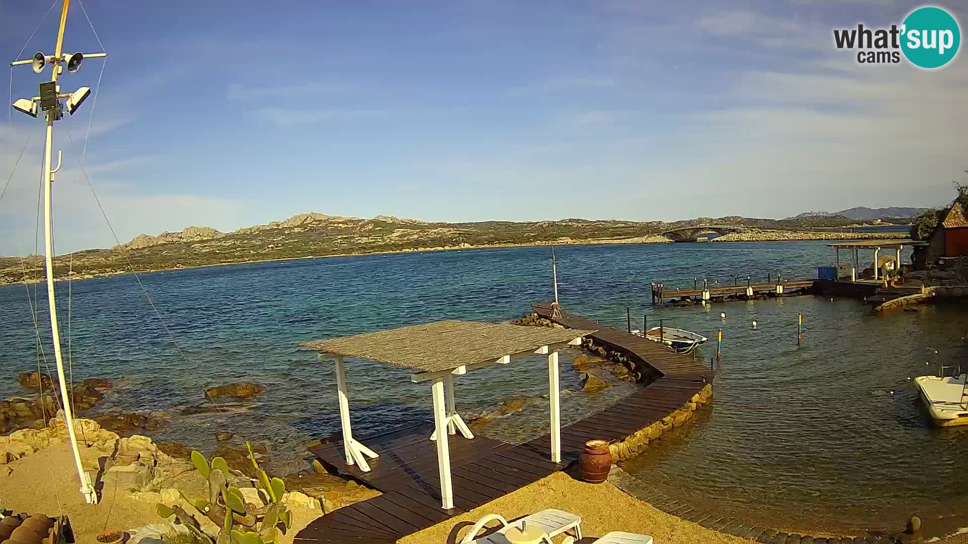 Live-Webcam Ponte Caprera – La Maddalena – Sardinien – Italien