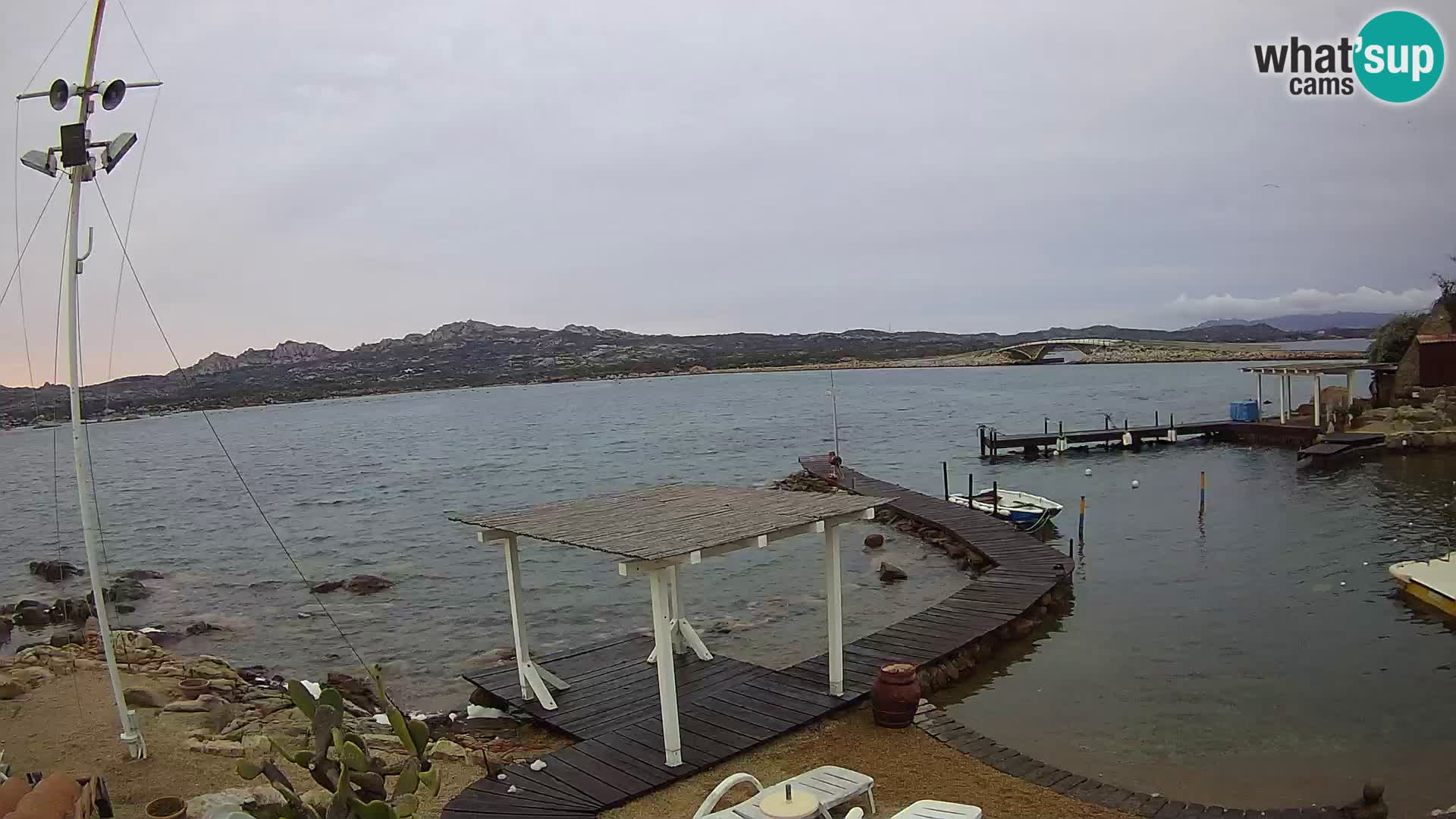 Live webcam Ponte Caprera – La Maddalena – Sardinia – Italy