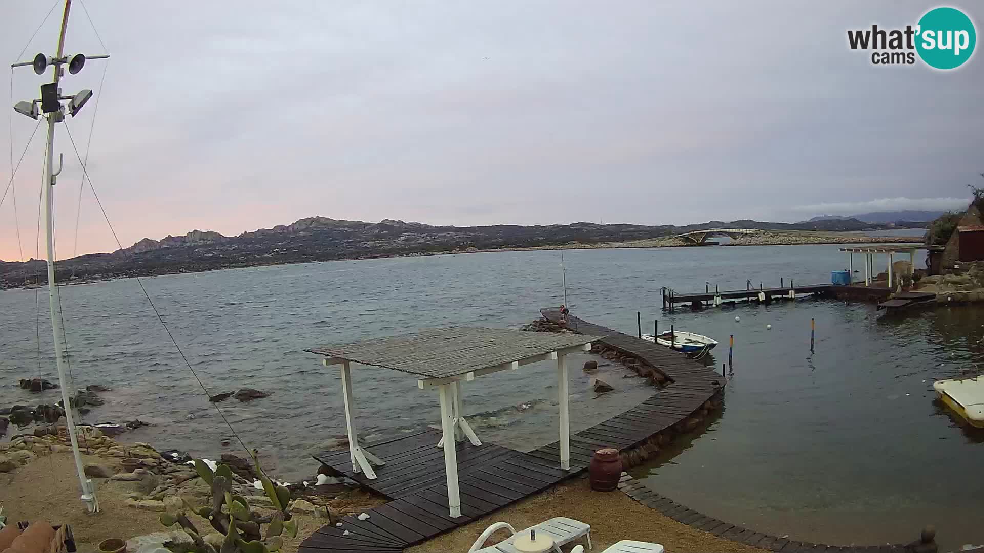 Live webcam Ponte Caprera – La Maddalena – Sardegna – Italia