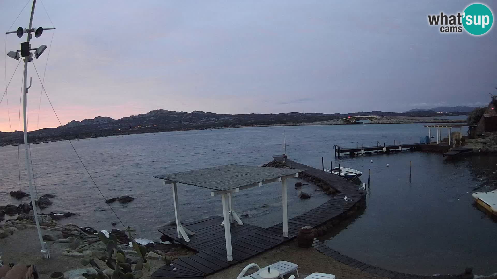 Live webcam Ponte Caprera – La Maddalena – Sardegna – Italia