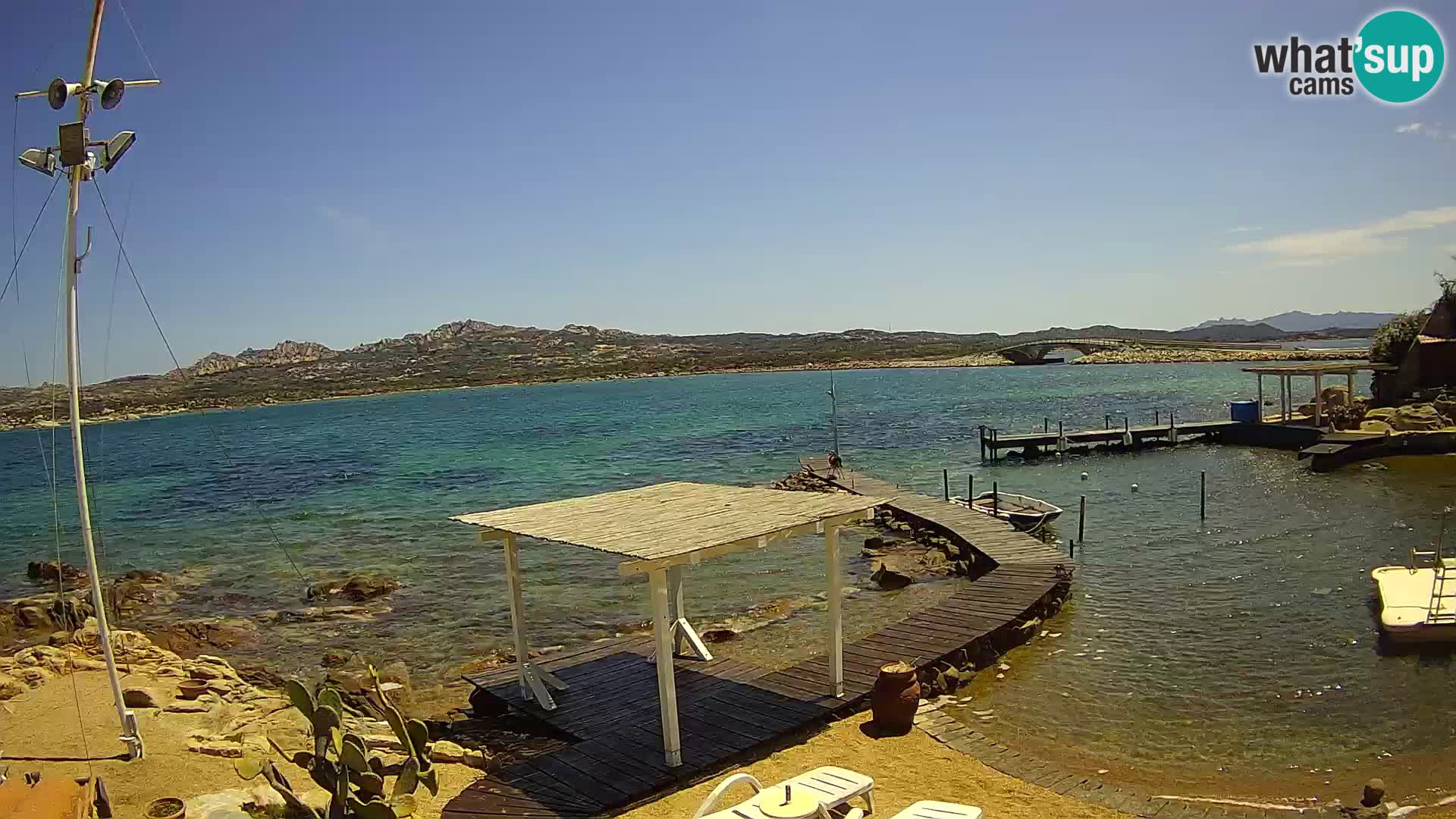 Webcam en vivo Ponte Caprera – La Maddalena – Cerdeña – Italia