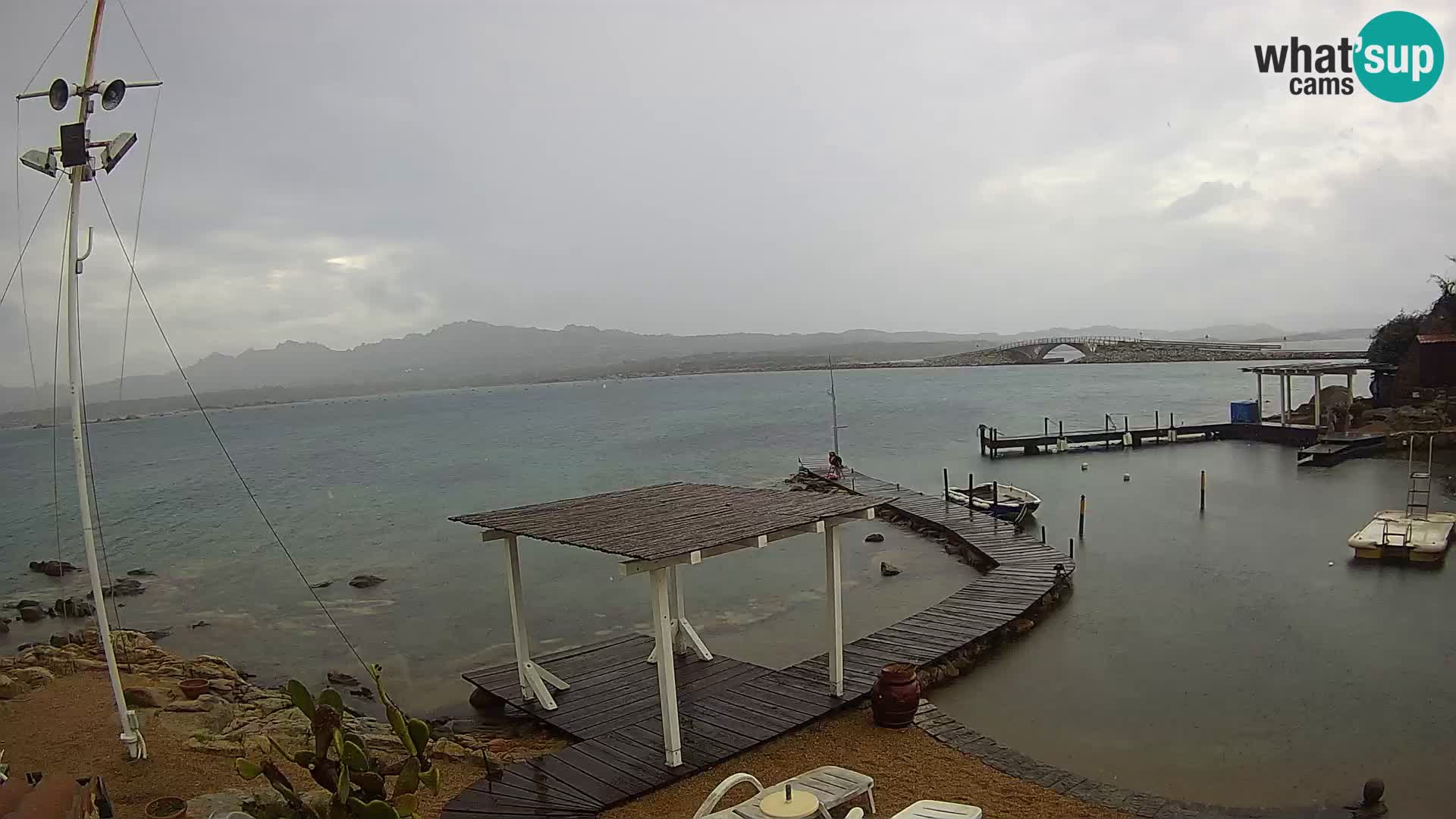 Webcam en direct Ponte Caprera – La Maddalena – Sardaigne – Italie