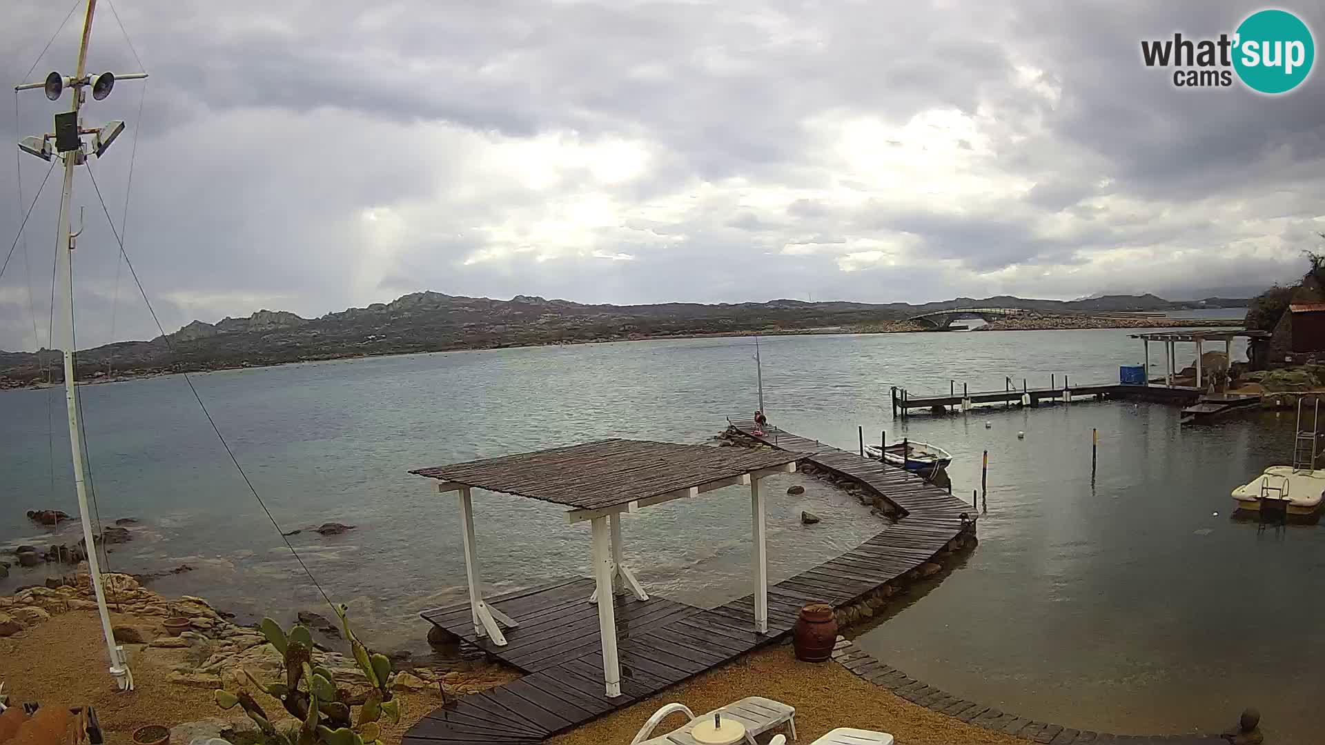 Live webcam Ponte Caprera – La Maddalena – Sardegna – Italia