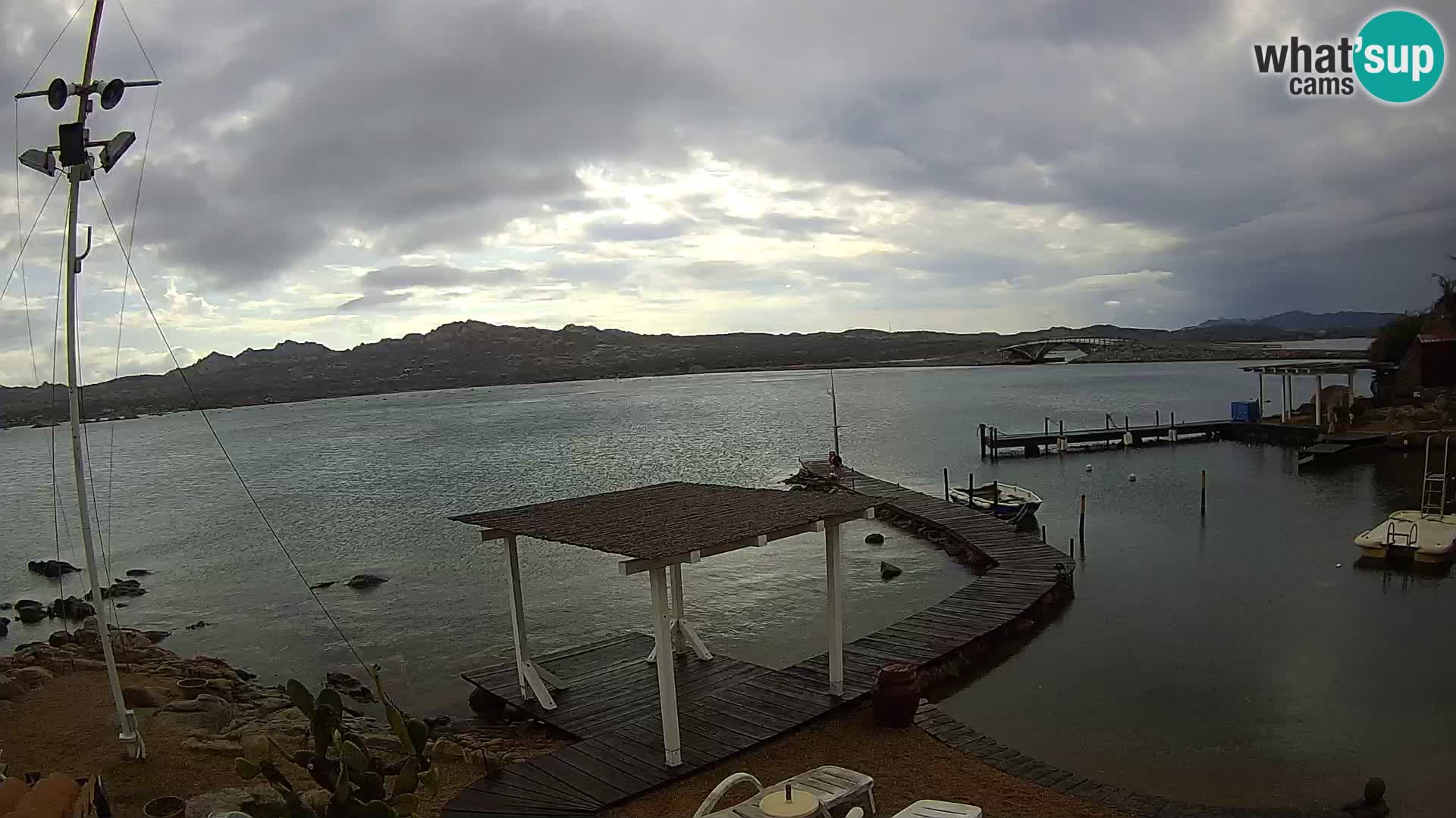 Webcam en direct Ponte Caprera – La Maddalena – Sardaigne – Italie