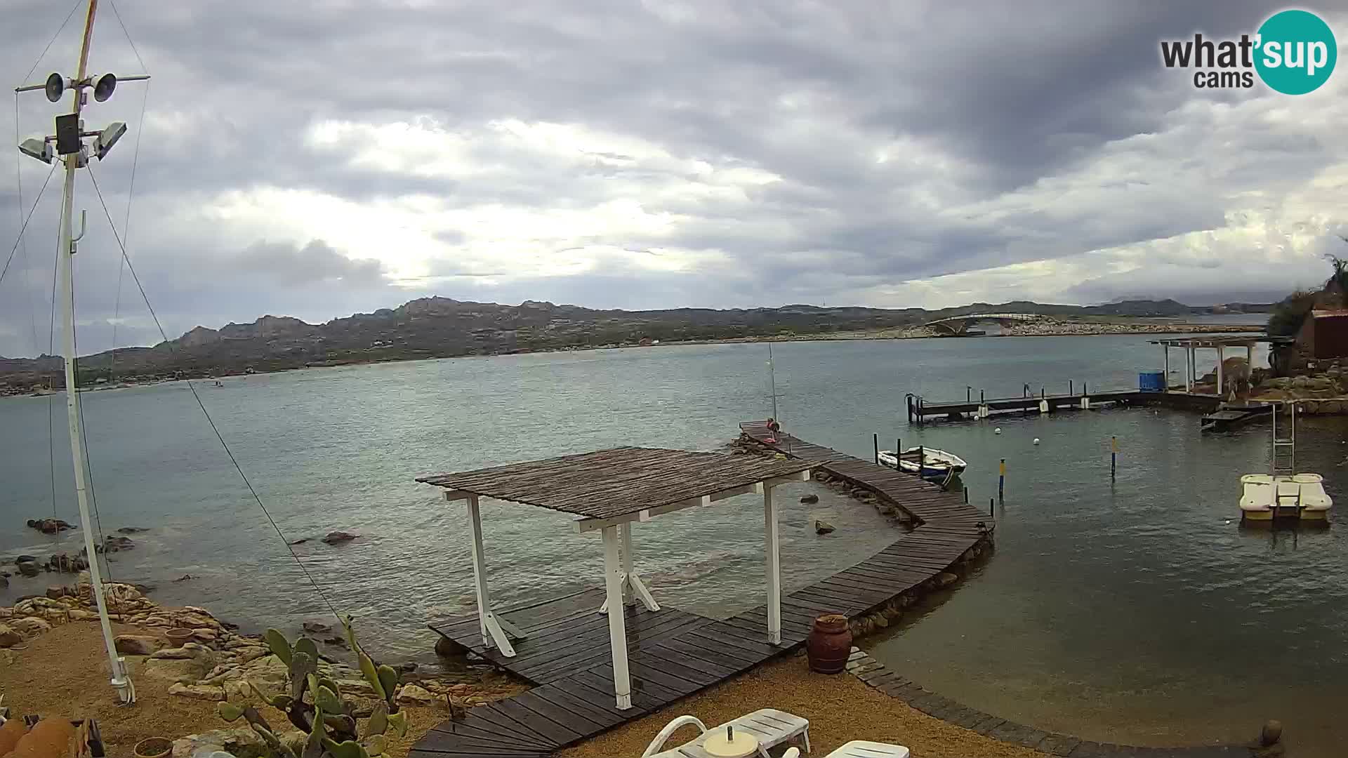 Webcam en direct Ponte Caprera – La Maddalena – Sardaigne – Italie
