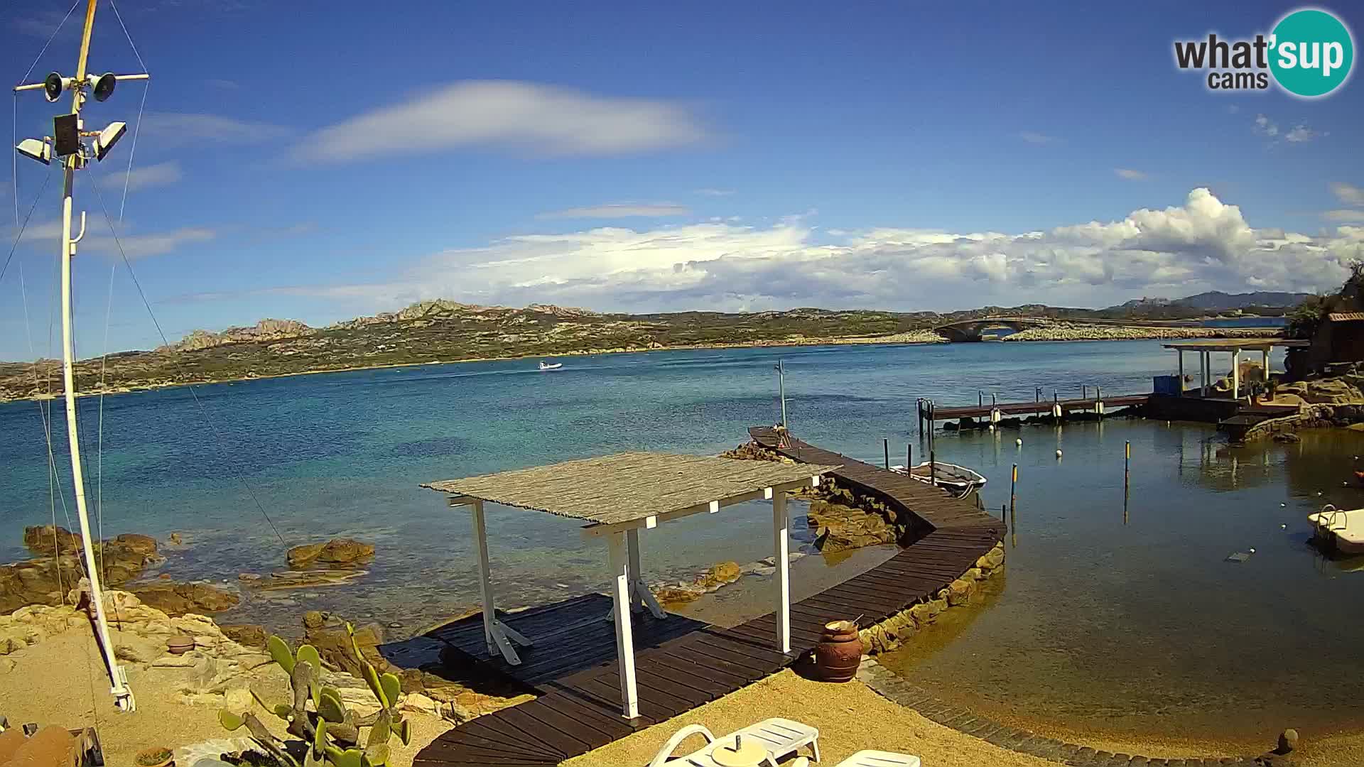 Live webcam Ponte Caprera – La Maddalena – Sardinia – Italy