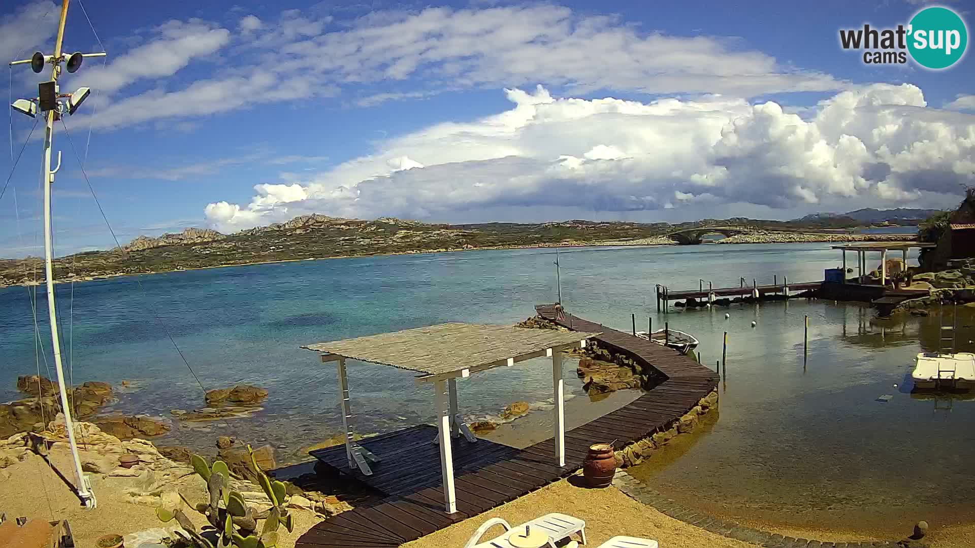 Live webcam Ponte Caprera – La Maddalena – Sardinia – Italy