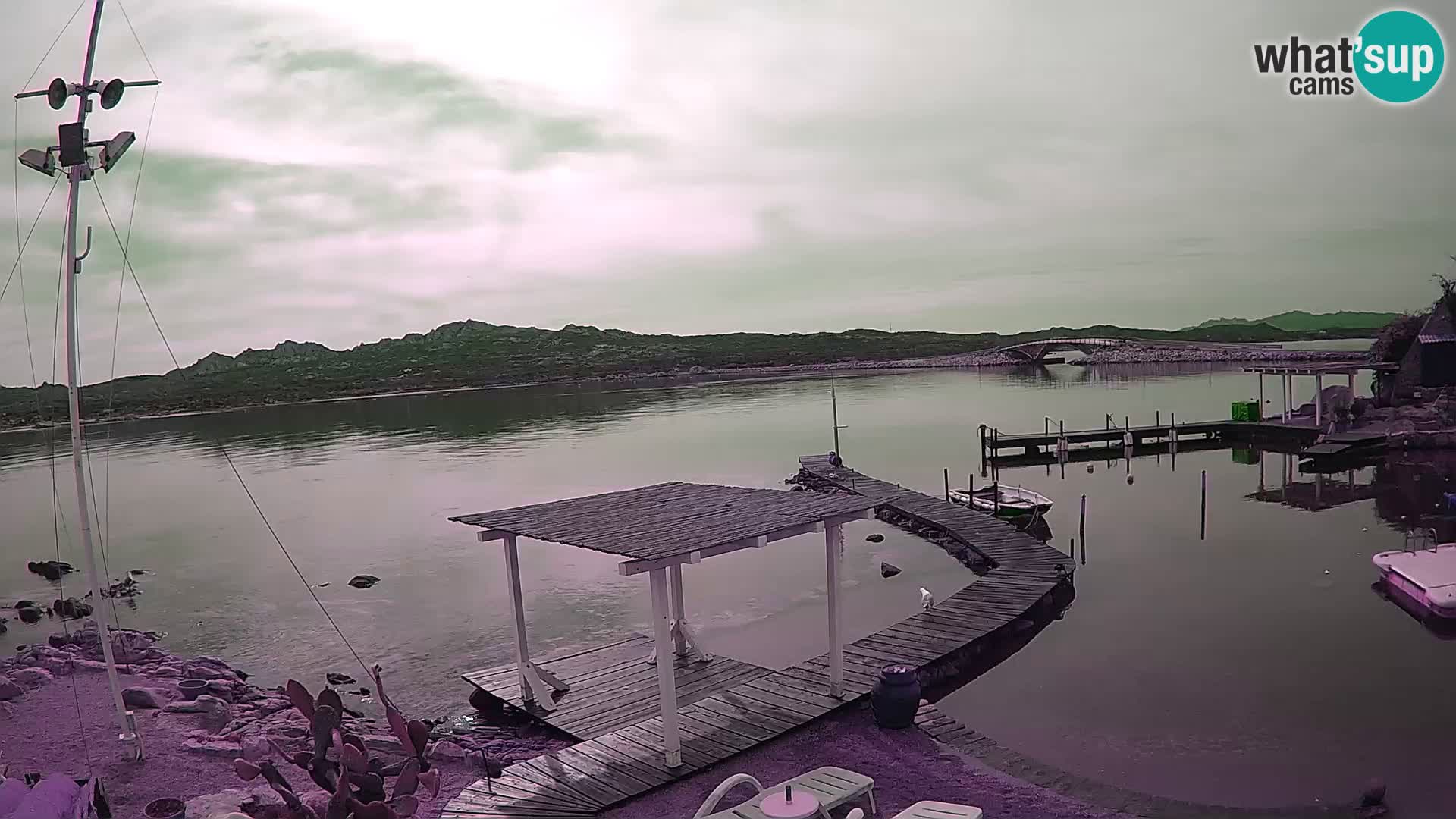 Webcam en direct Ponte Caprera – La Maddalena – Sardaigne – Italie