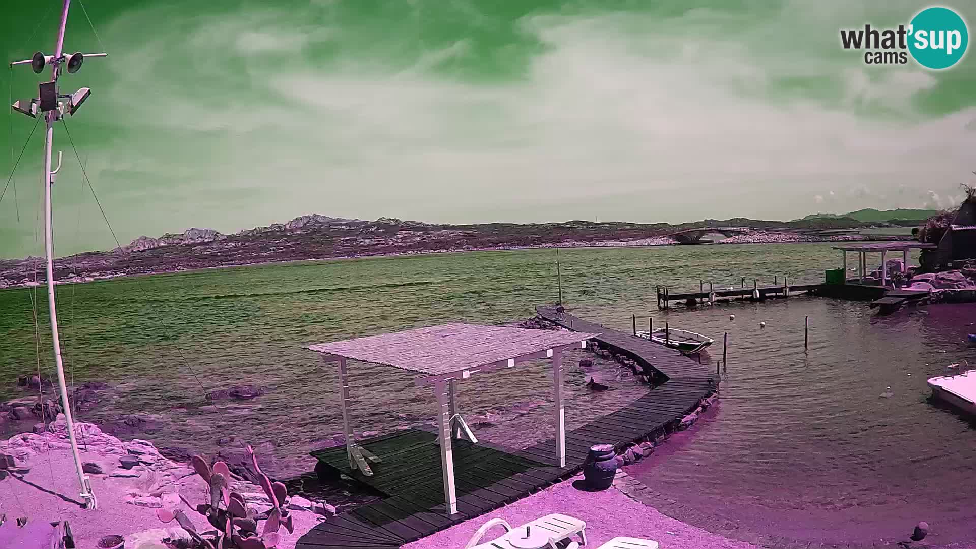 Webcam en direct Ponte Caprera – La Maddalena – Sardaigne – Italie