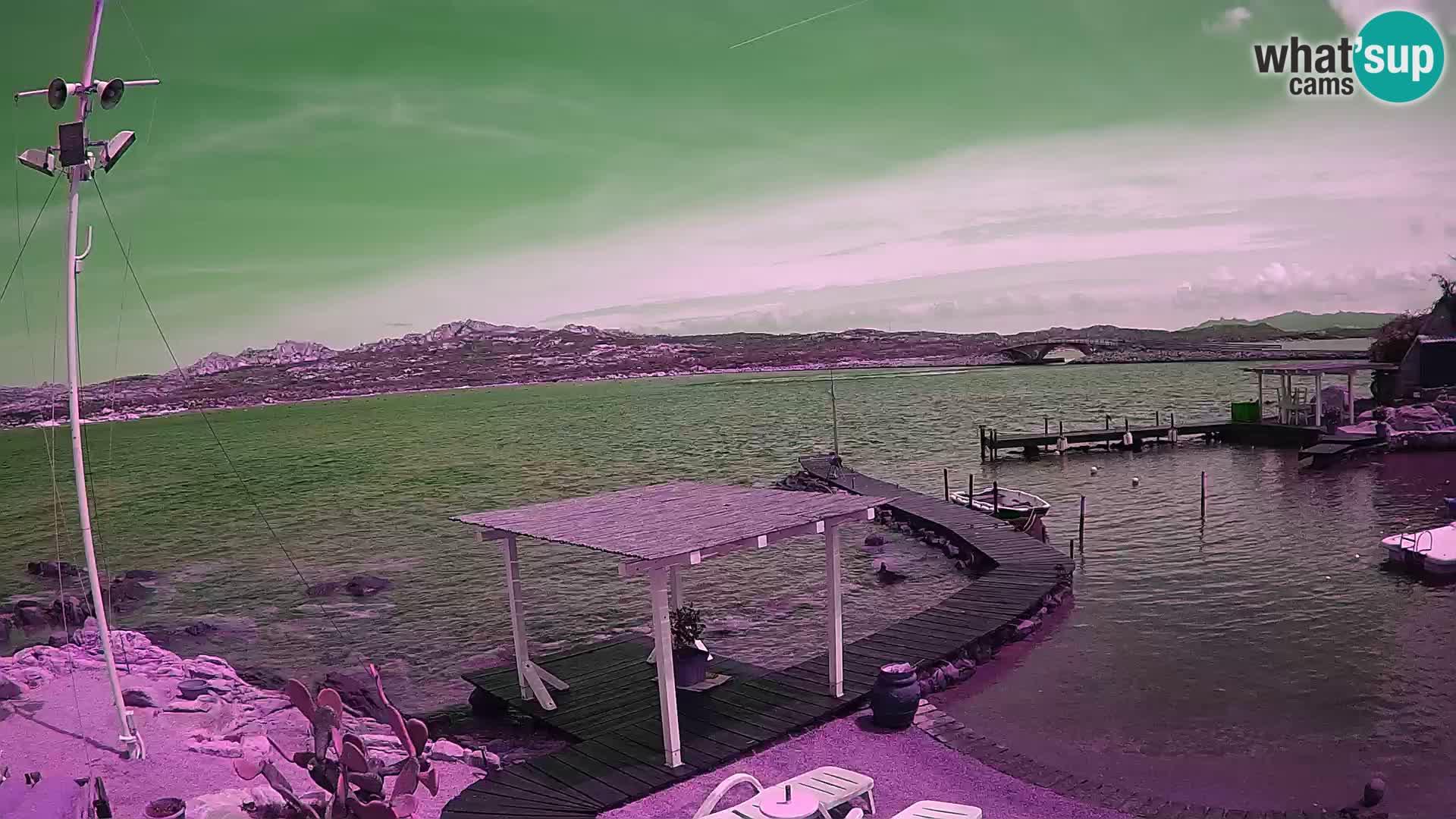 Live webcam Ponte Caprera – La Maddalena – Sardinia – Italy
