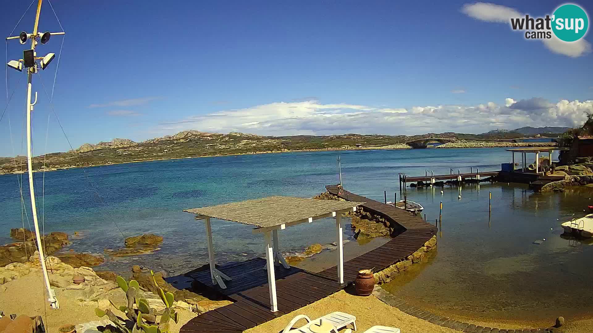 Webcam en direct Ponte Caprera – La Maddalena – Sardaigne – Italie