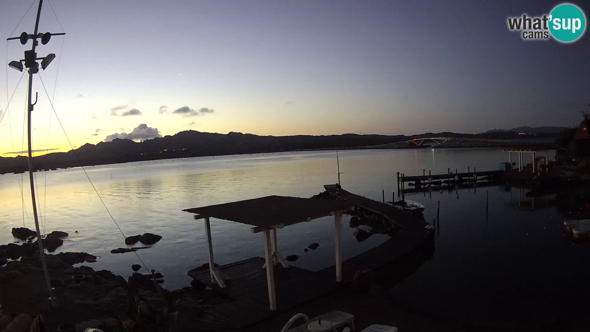 Webcam en direct Ponte Caprera – La Maddalena – Sardaigne – Italie