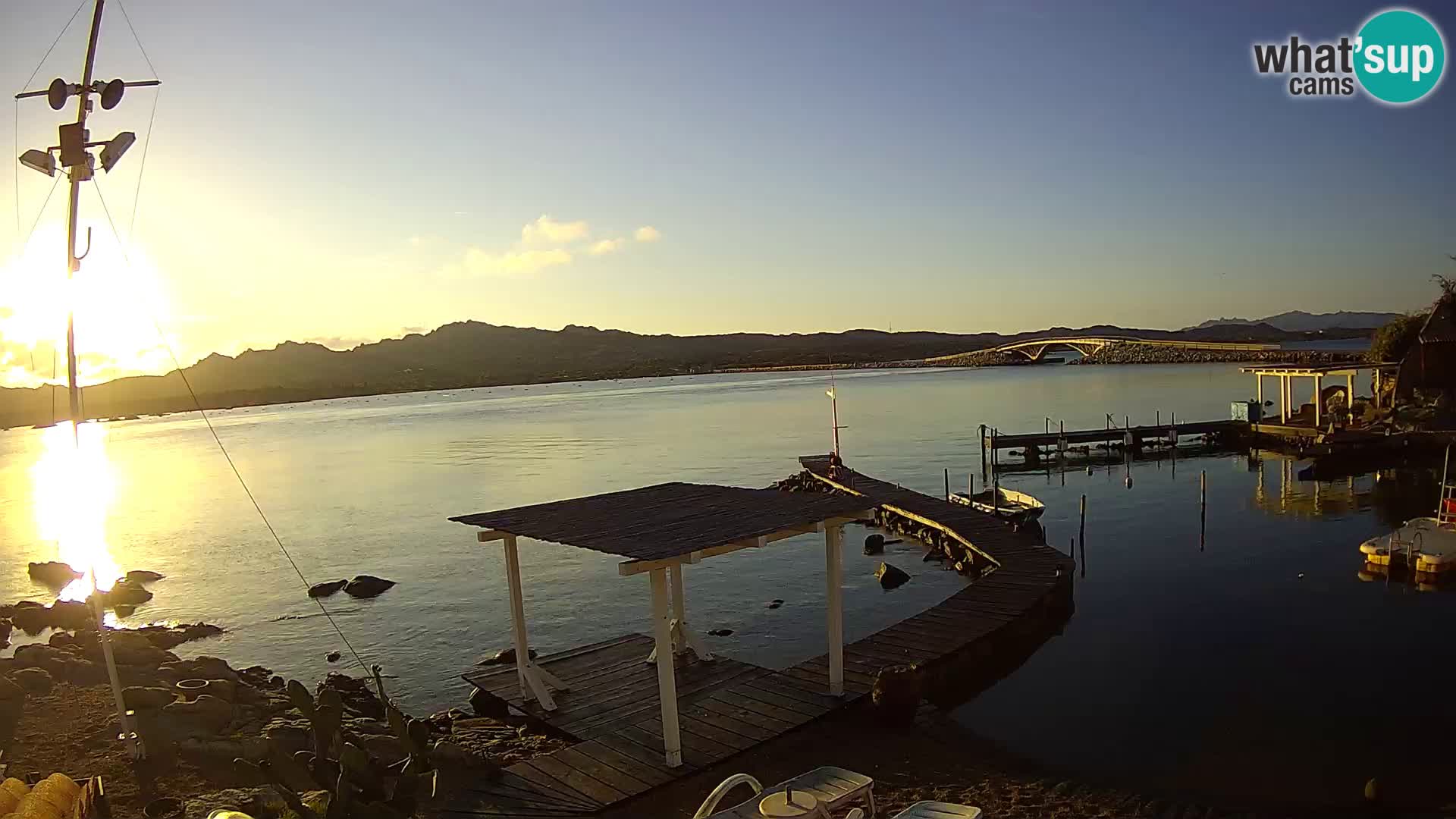 Webcam en direct Ponte Caprera – La Maddalena – Sardaigne – Italie