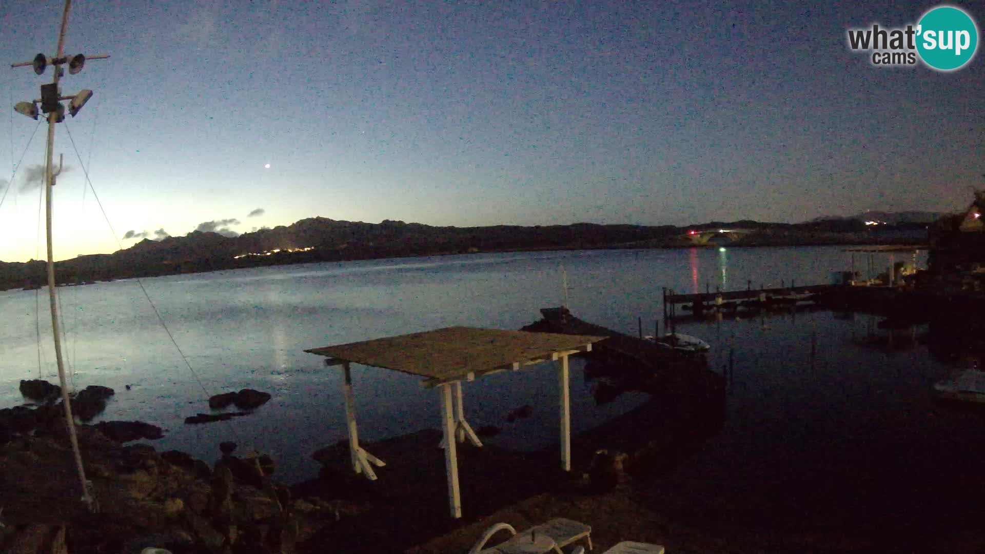 Web kamera uživo Ponte Caprera – La Maddalena – Sardinija – Italija