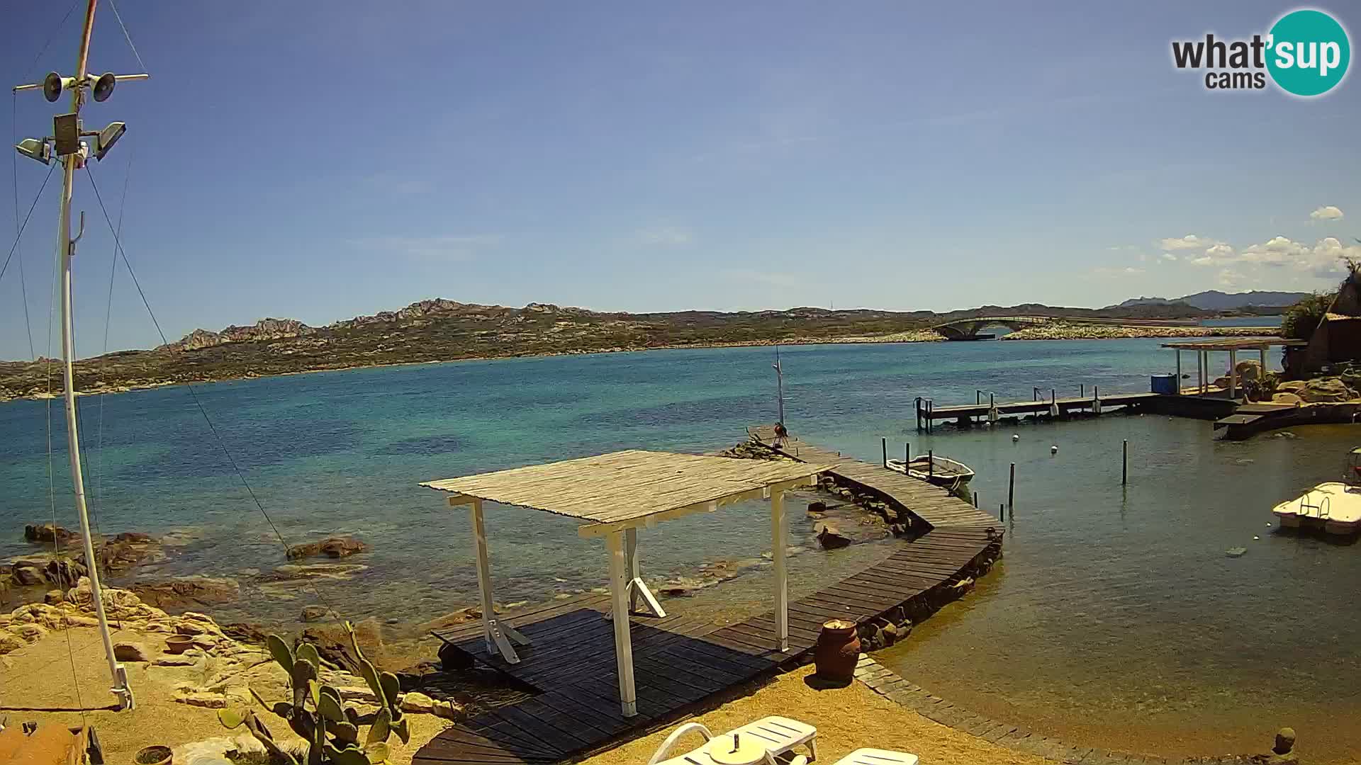Live webcam Ponte Caprera – La Maddalena – Sardinia – Italy