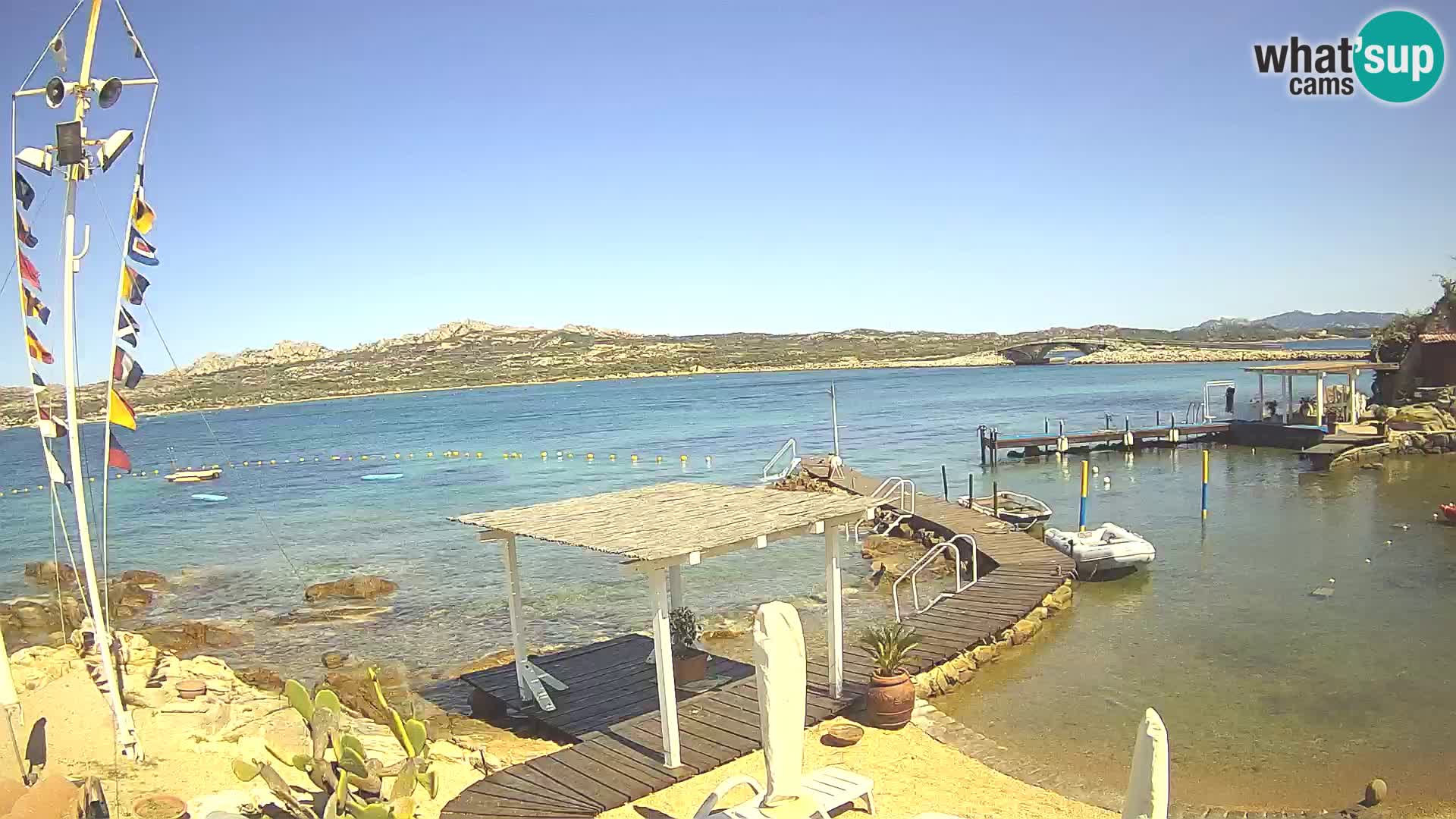 Webcam en direct Ponte Caprera – La Maddalena – Sardaigne – Italie