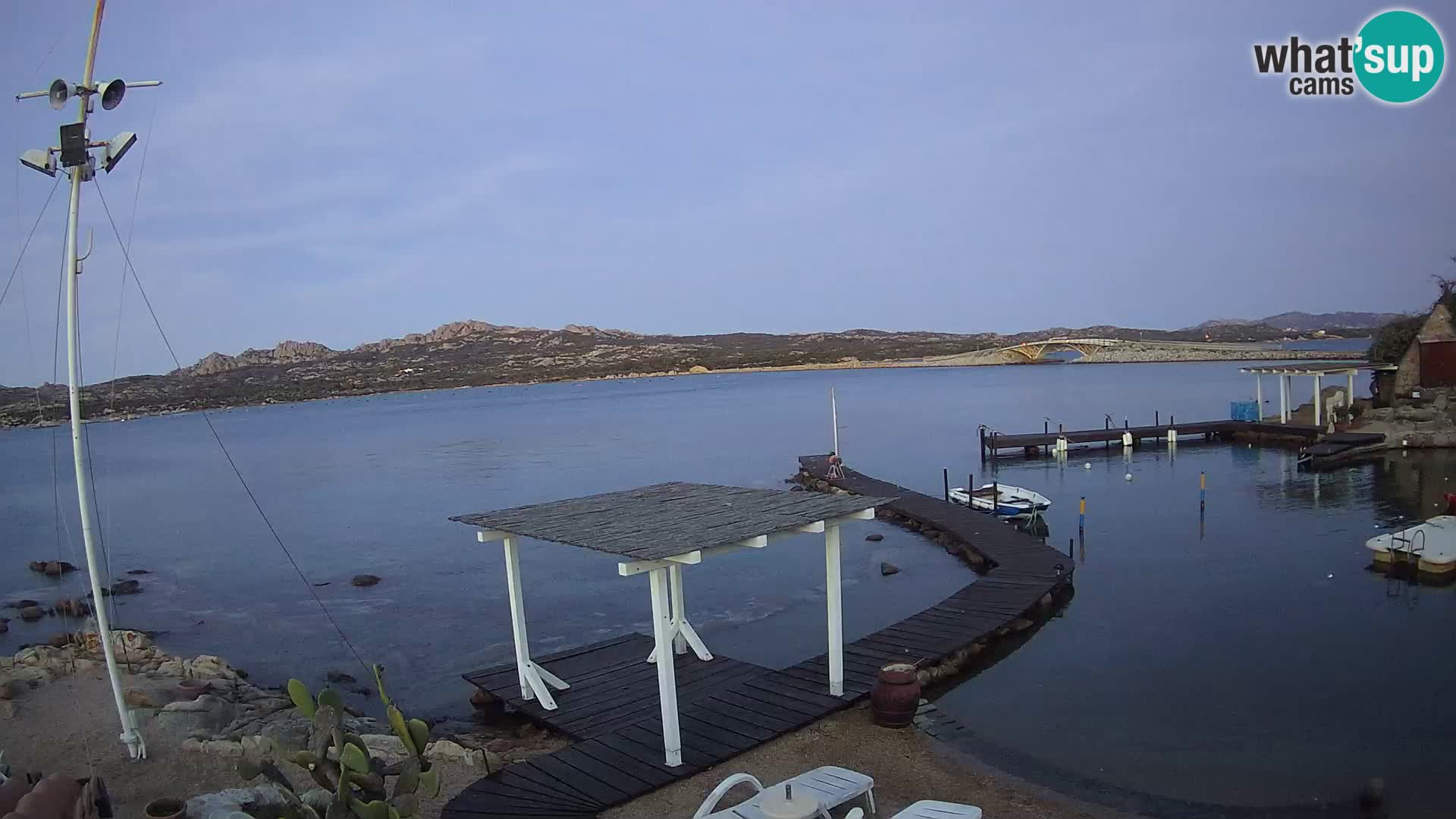 Live-Webcam Ponte Caprera – La Maddalena – Sardinien – Italien