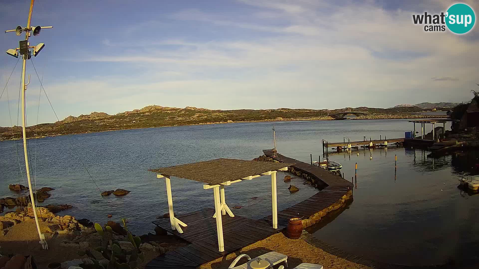 Live-Webcam Ponte Caprera – La Maddalena – Sardinien – Italien