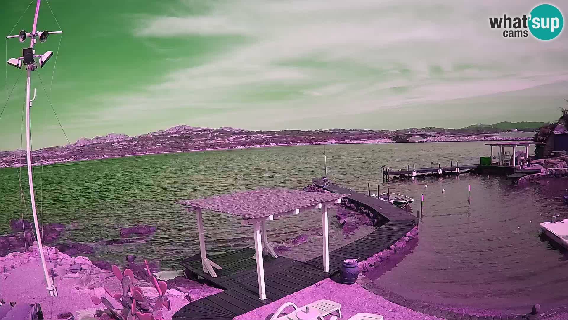 Live webcam Ponte Caprera – La Maddalena – Sardinia – Italy