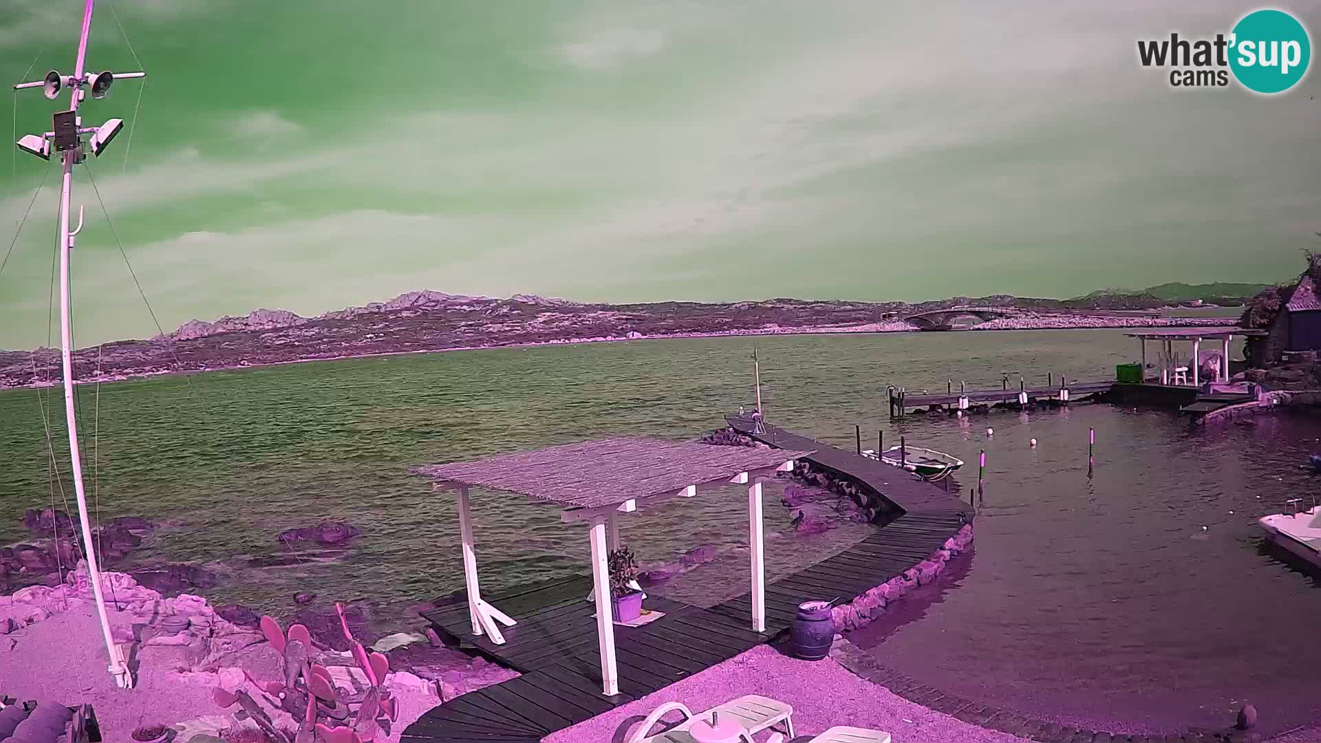 Webcam en vivo Ponte Caprera – La Maddalena – Cerdeña – Italia