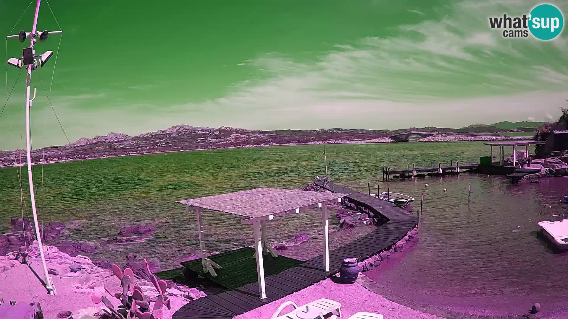 Live webcam Ponte Caprera – La Maddalena – Sardegna – Italia