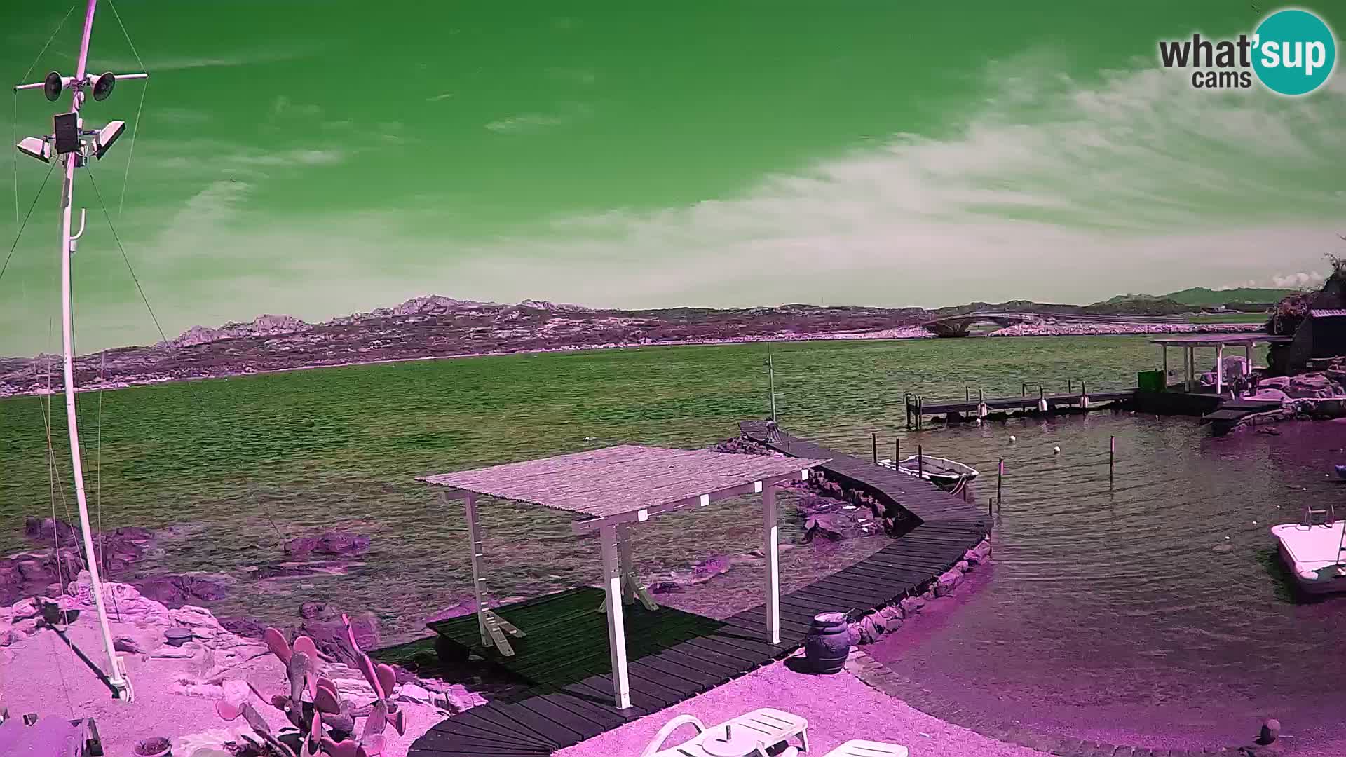 Webcam en vivo Ponte Caprera – La Maddalena – Cerdeña – Italia