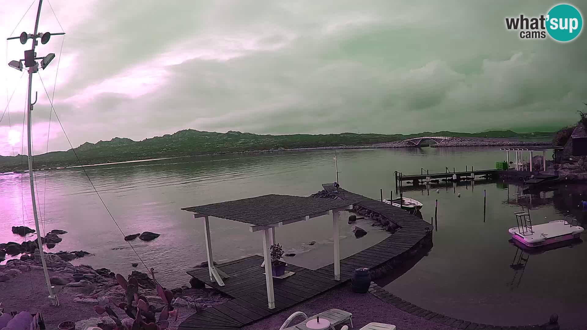 Webcam en vivo Ponte Caprera – La Maddalena – Cerdeña – Italia