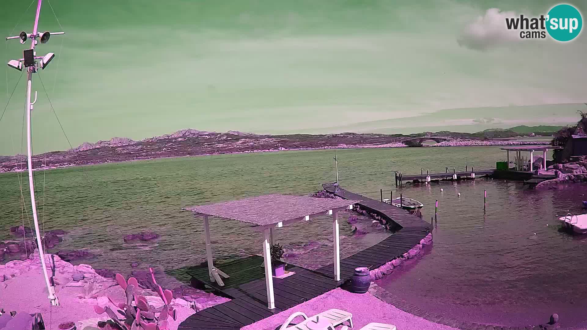 Live webcam Ponte Caprera – La Maddalena – Sardinia – Italy
