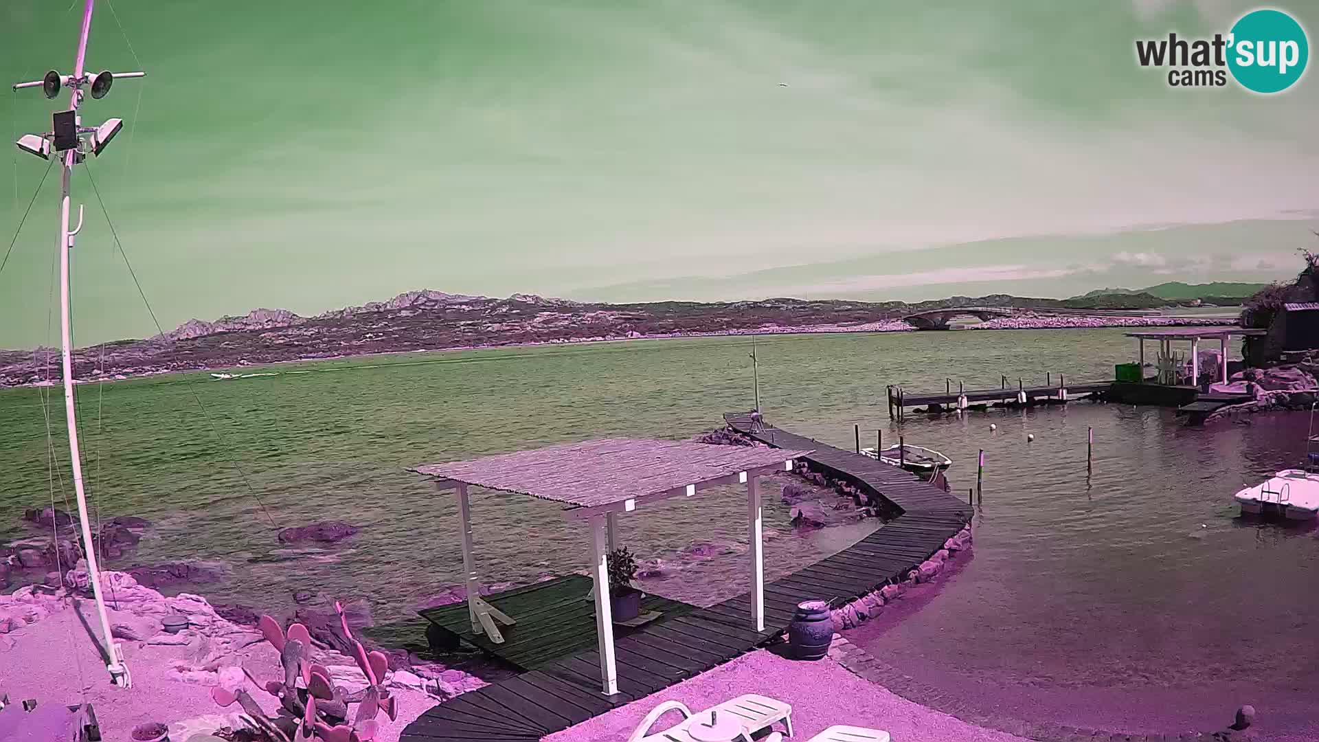 Webcam en vivo Ponte Caprera – La Maddalena – Cerdeña – Italia