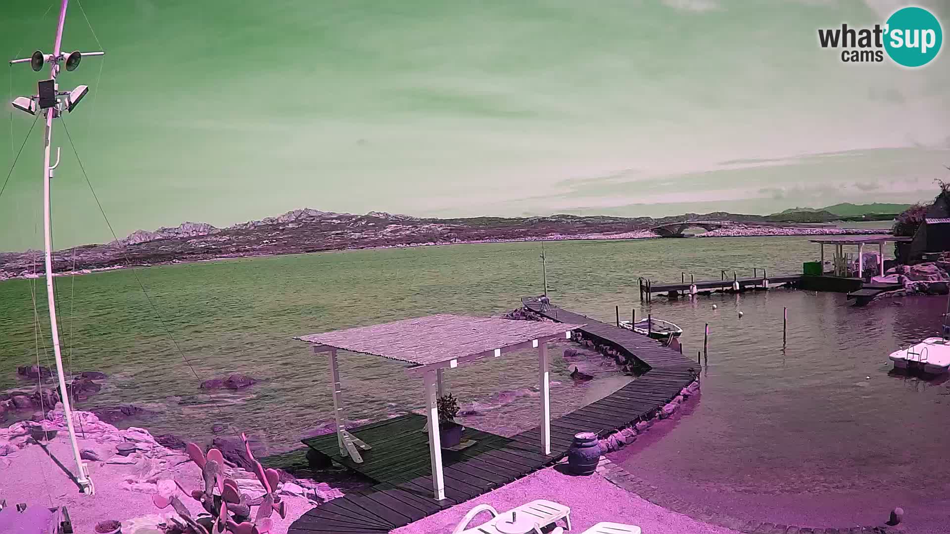 Live webcam Ponte Caprera – La Maddalena – Sardegna – Italia