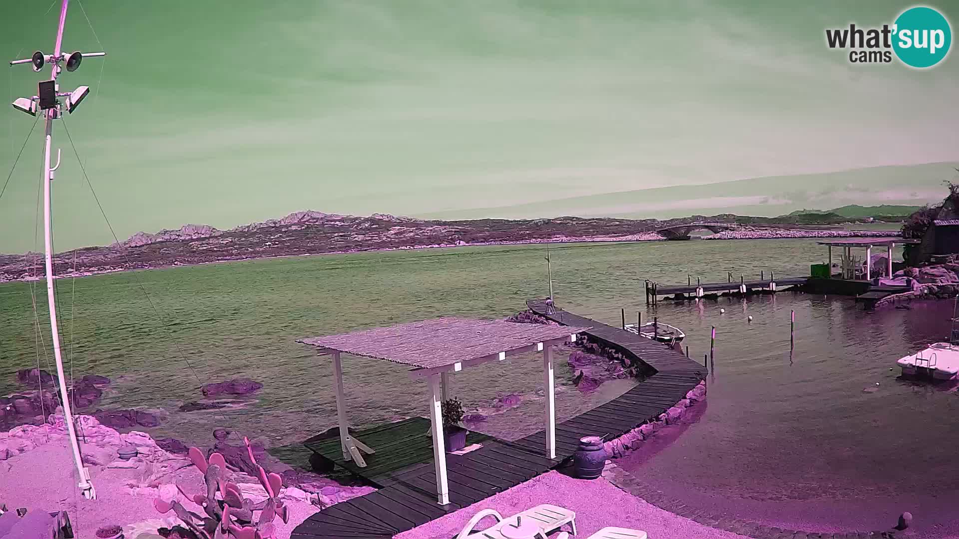 Webcam en vivo Ponte Caprera – La Maddalena – Cerdeña – Italia