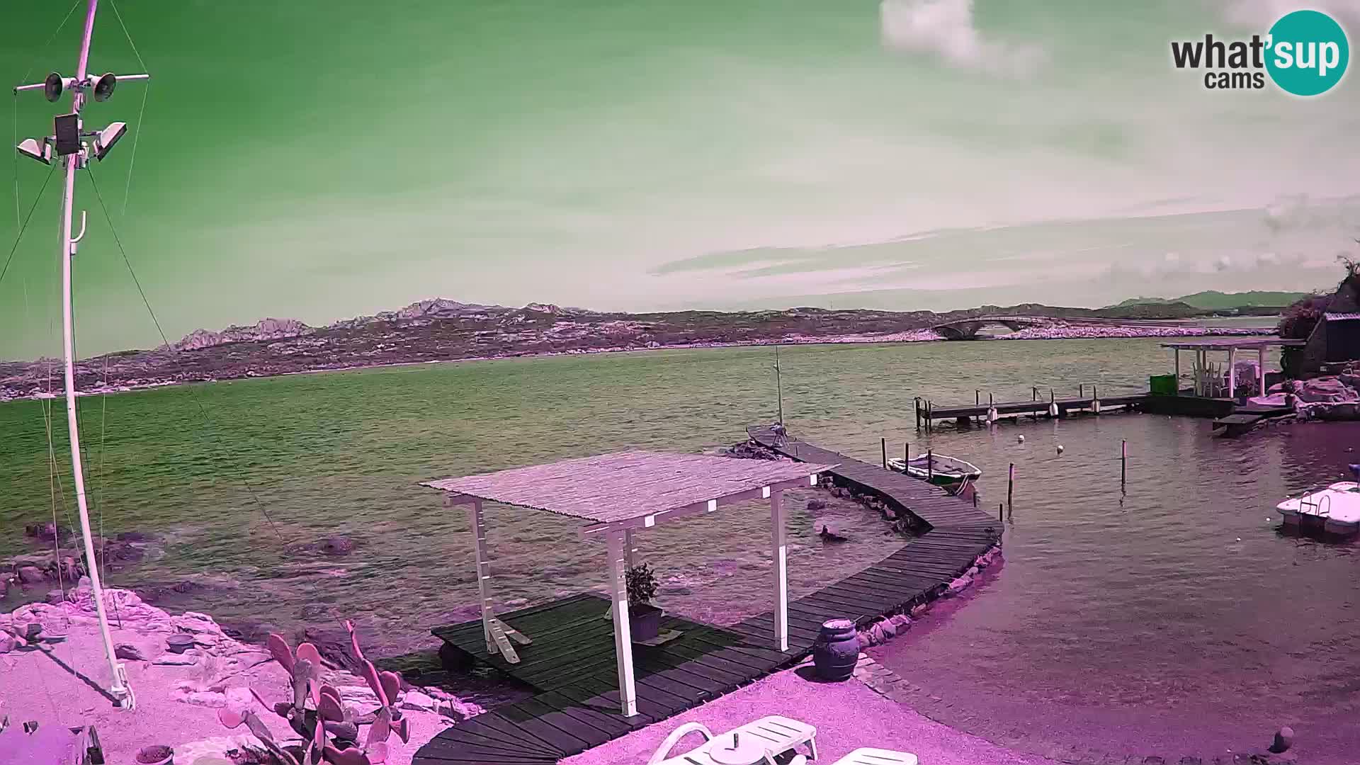 Live-Webcam Ponte Caprera – La Maddalena – Sardinien – Italien