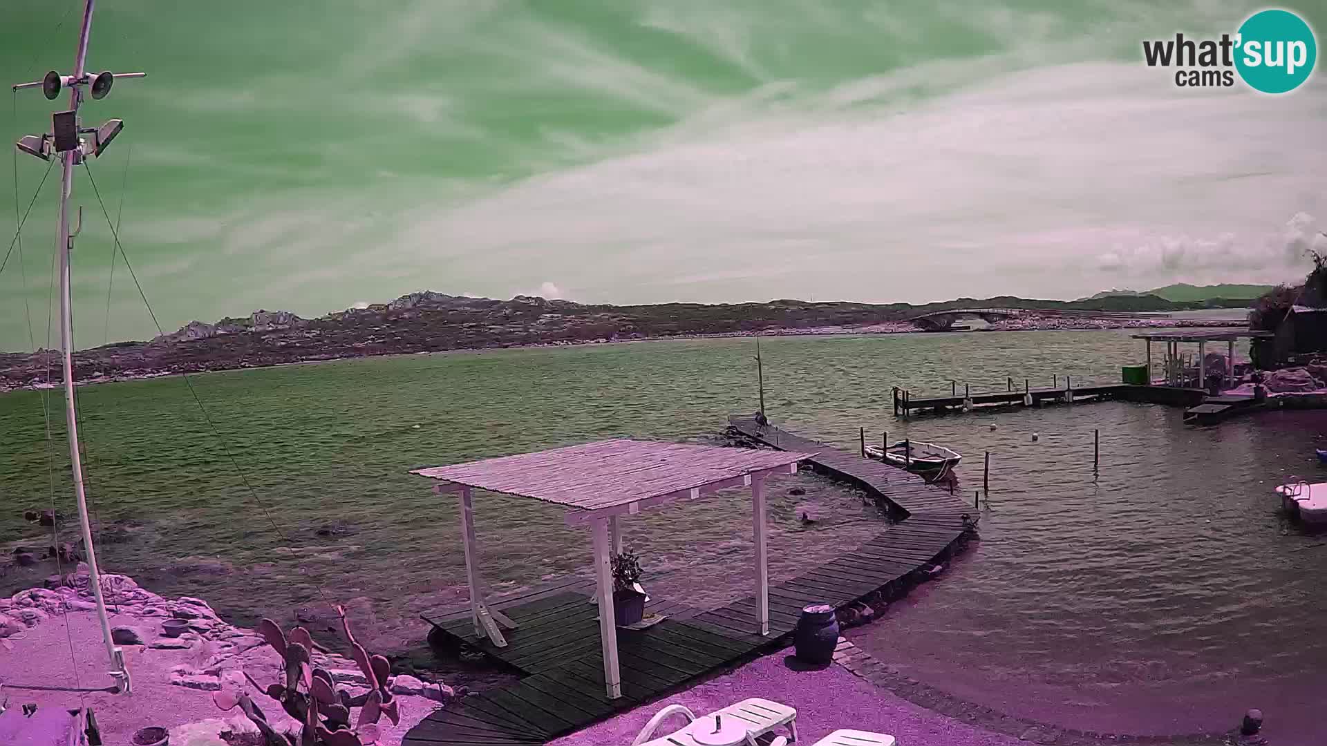 Live webcam Ponte Caprera – La Maddalena – Sardinia – Italy