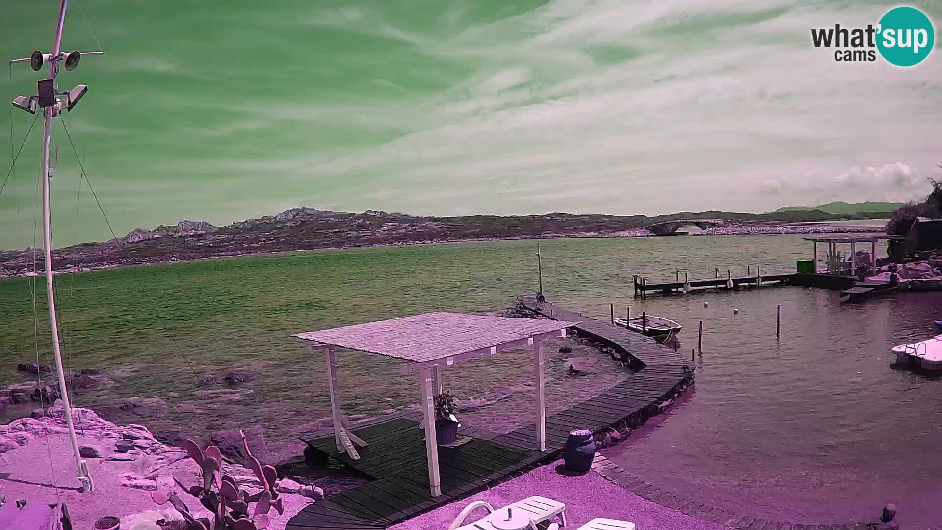 Live webcam Ponte Caprera – La Maddalena – Sardinia – Italy