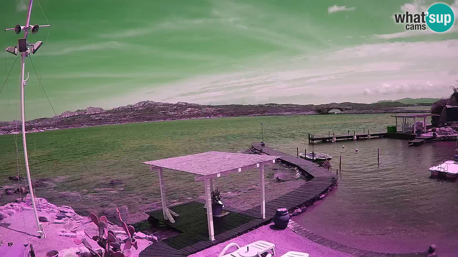 Live webcam Ponte Caprera – La Maddalena – Sardinia – Italy