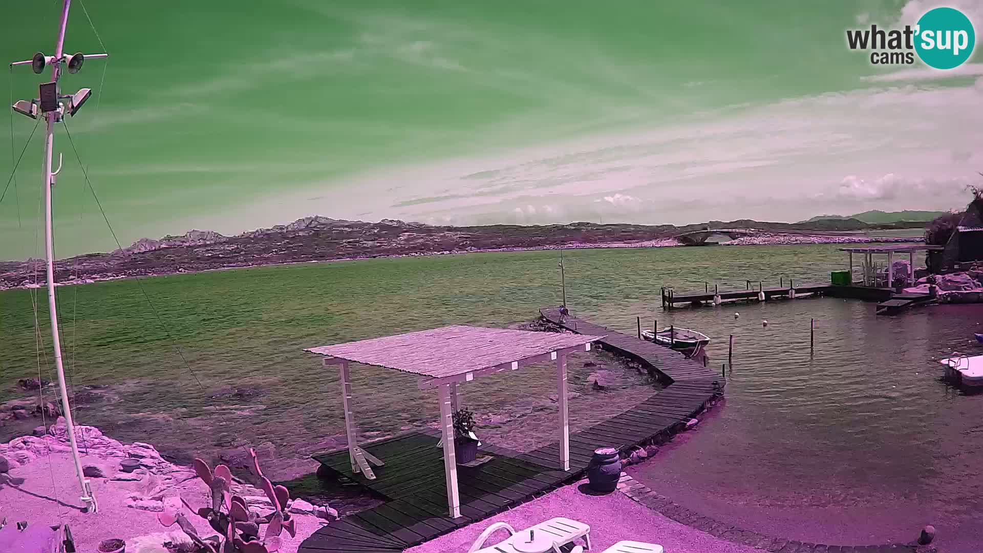 Live webcam Ponte Caprera – La Maddalena – Sardinia – Italy